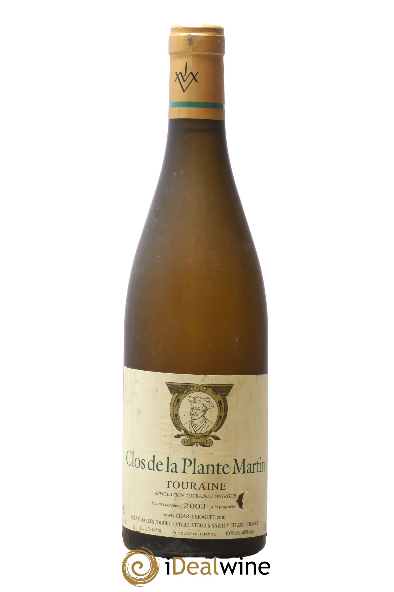 Touraine Clos de la Plante Martin Charles Joguet 2003 - Lot de 1 bouteille - 0