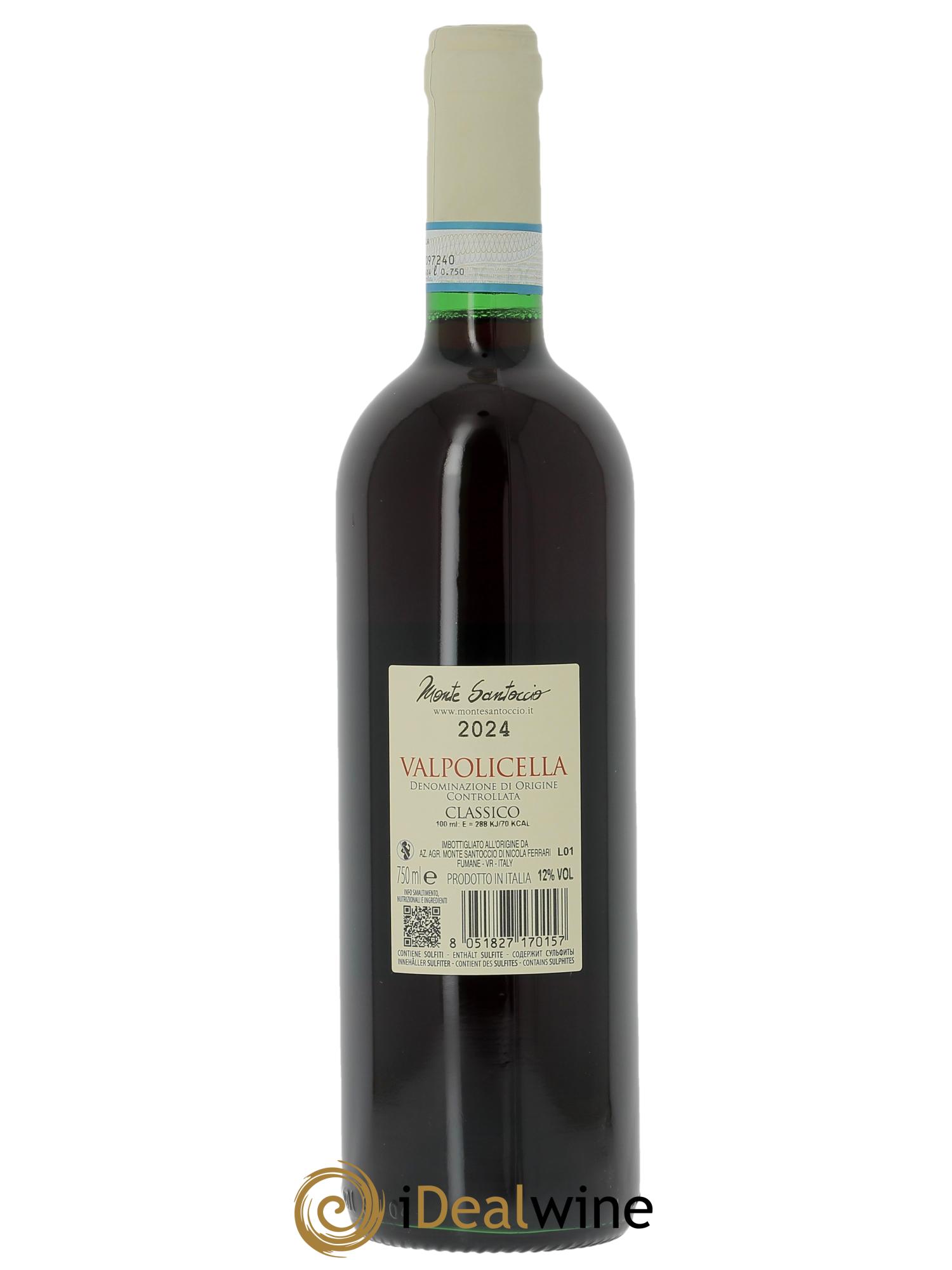 Valpolicella Classico Monte Santoccio 2024 - Lote de 1 botella - 1