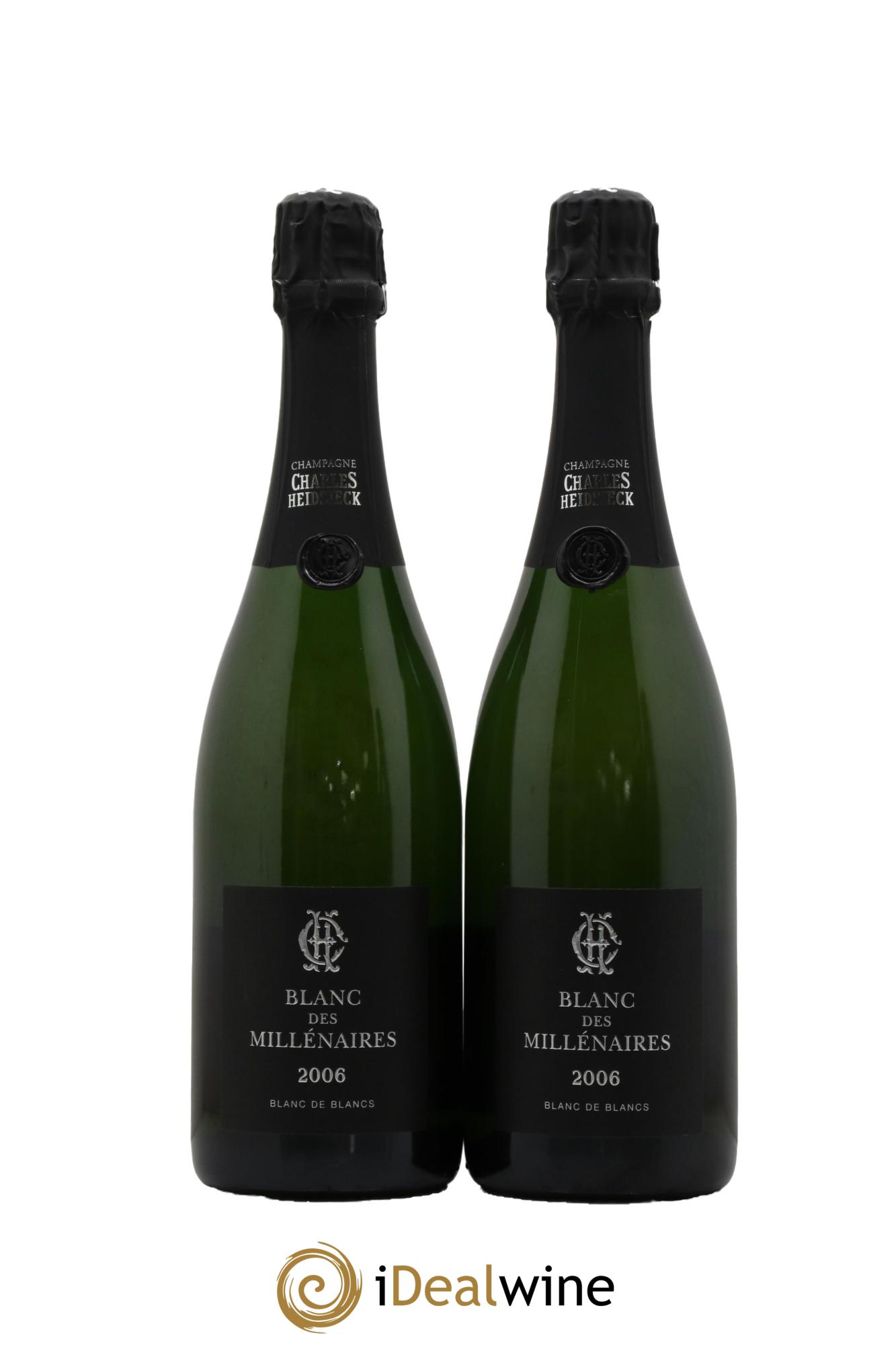 Blanc de Blancs Blanc des Millénaires Brut Charles Heidsieck 2006 - Posten von 2 Flaschen - 0