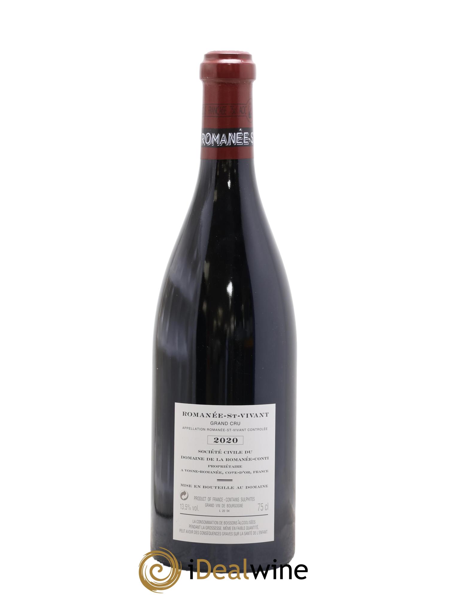 Romanée-Saint-Vivant Grand Cru Domaine de la Romanée-Conti 2020 - Lotto di 1 bottiglia - 1