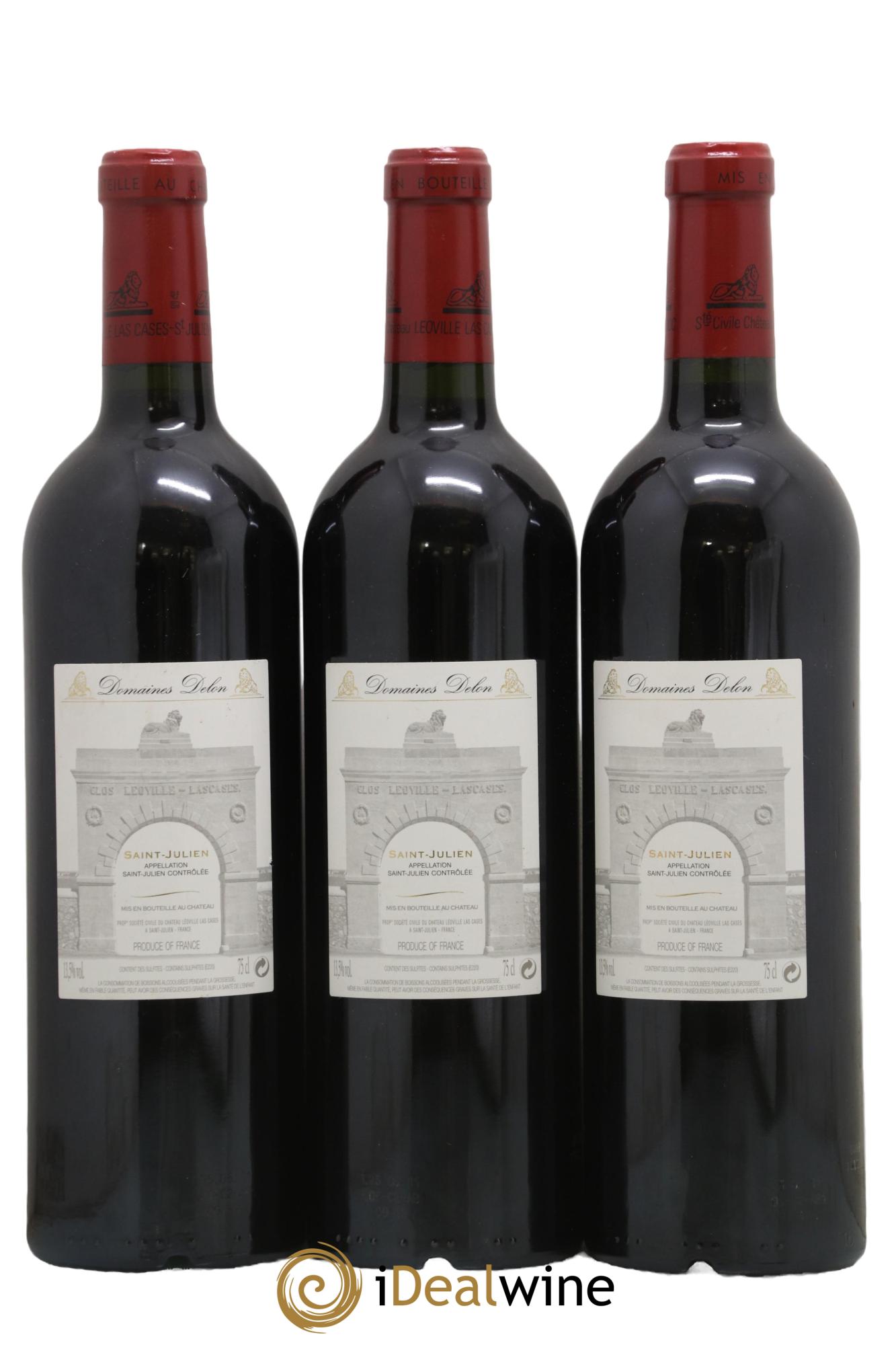 Château Léoville Las Cases 2ème Grand Cru Classé 2009 - Lot of 3 bottles - 1