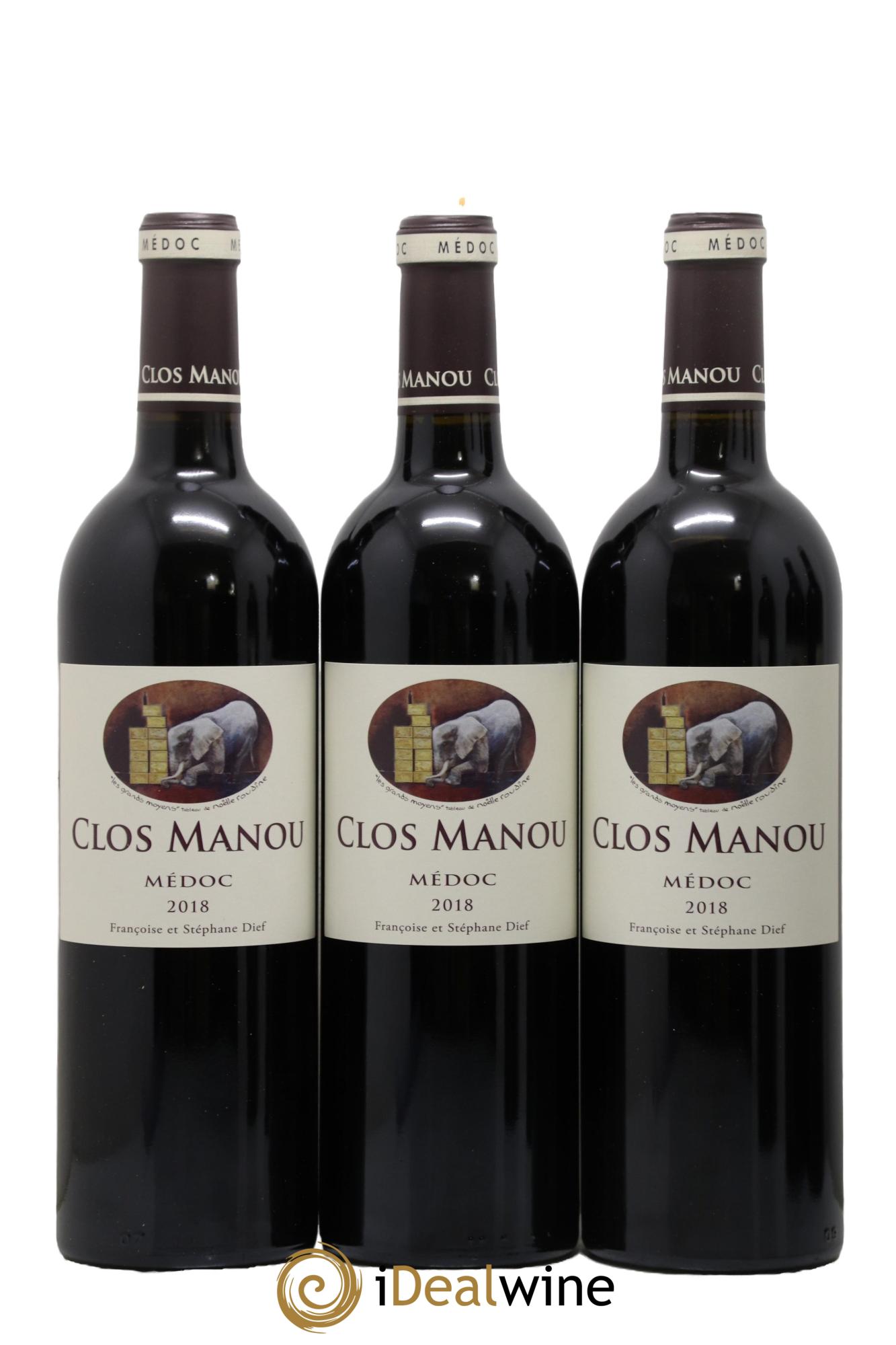 Clos Manou 2018 - Posten von 6 Flaschen - 1