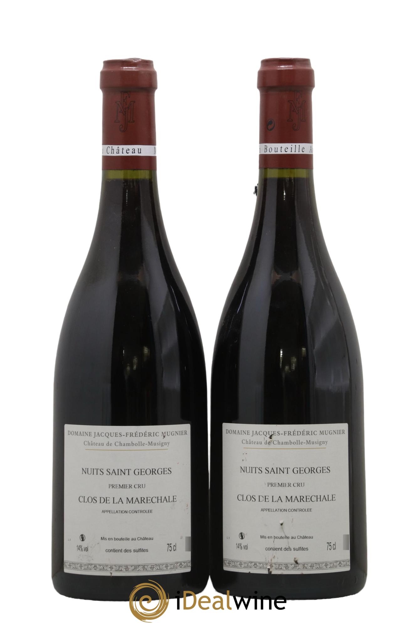 Nuits-Saint-Georges 1er Cru Clos de La Maréchale Jacques-Frédéric Mugnier 2009 - Lot of 2 bottles - 1