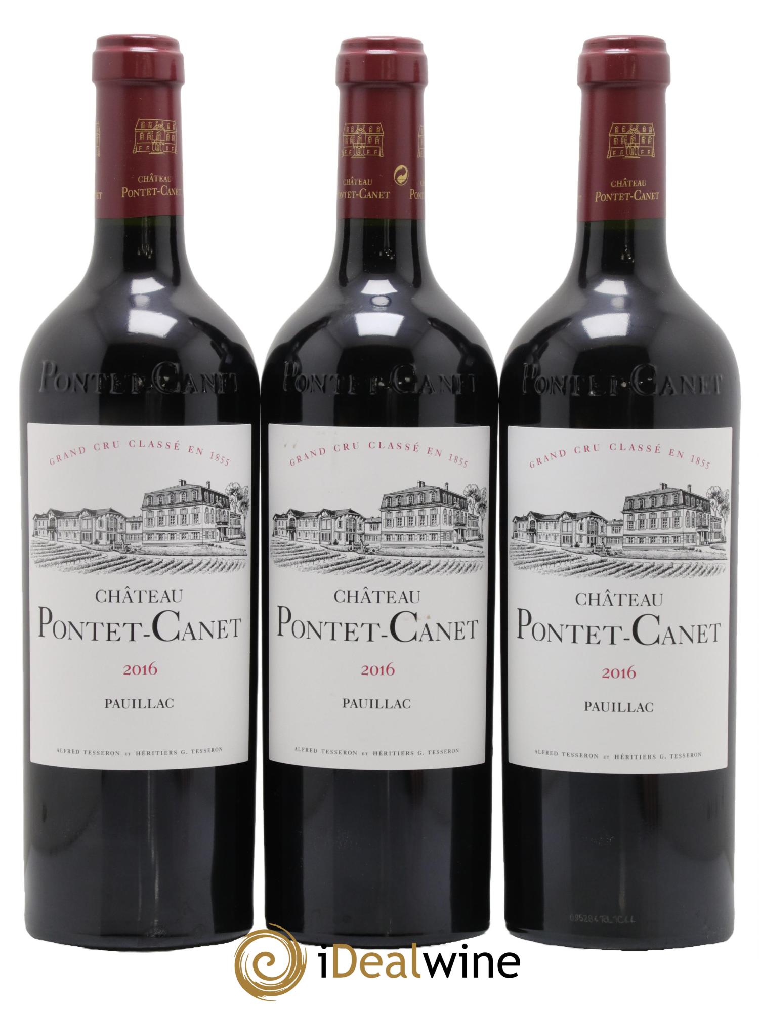 Château Pontet Canet 5ème Grand Cru Classé 2016 - Lot de 6 bouteilles - 2