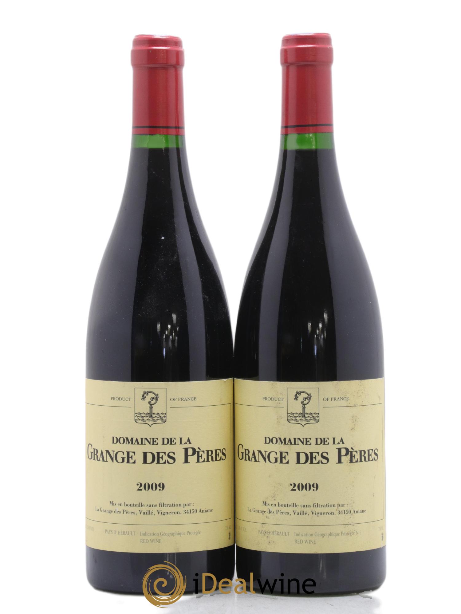 Pays d'Hérault Grange des Pères Laurent Vaillé 2009 - Lot de 2 bouteilles - 0