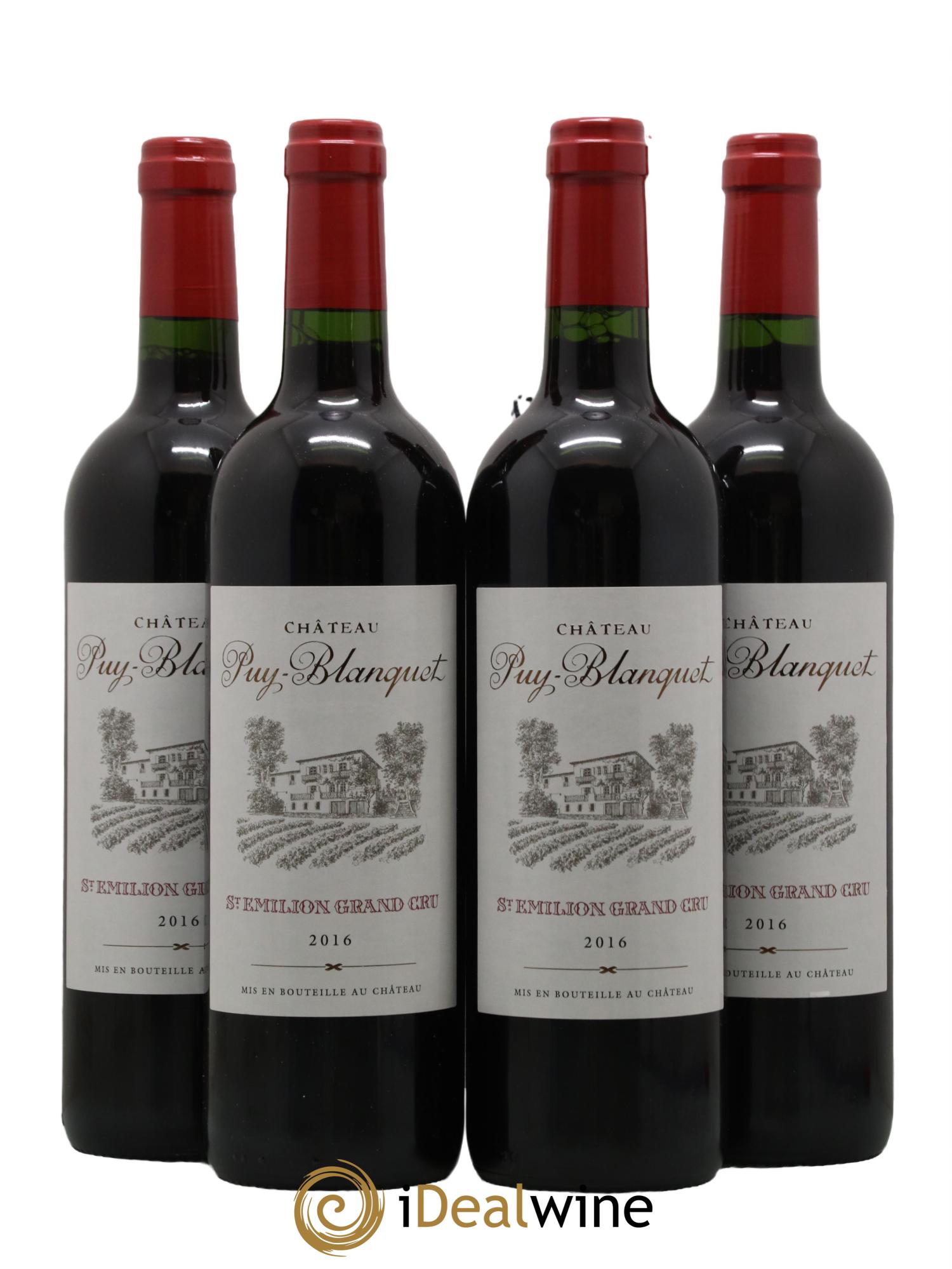 Château Puy Blanquet 2016 - Lot de 4 bouteilles - 0