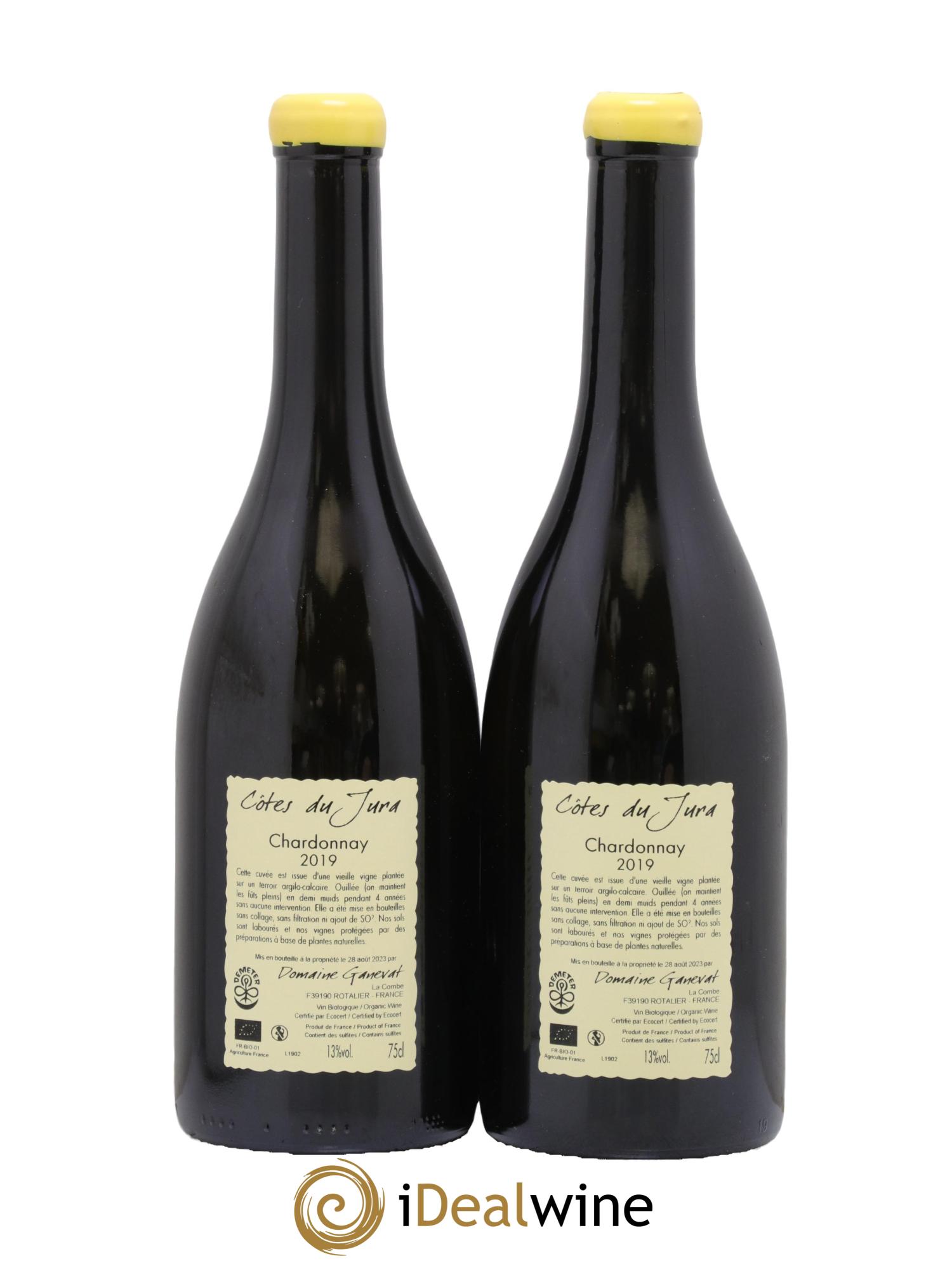 Côtes du Jura Les Chamois du Paradis Jean-François Ganevat (Domaine) 2019 - Lot de 2 bouteilles - 1