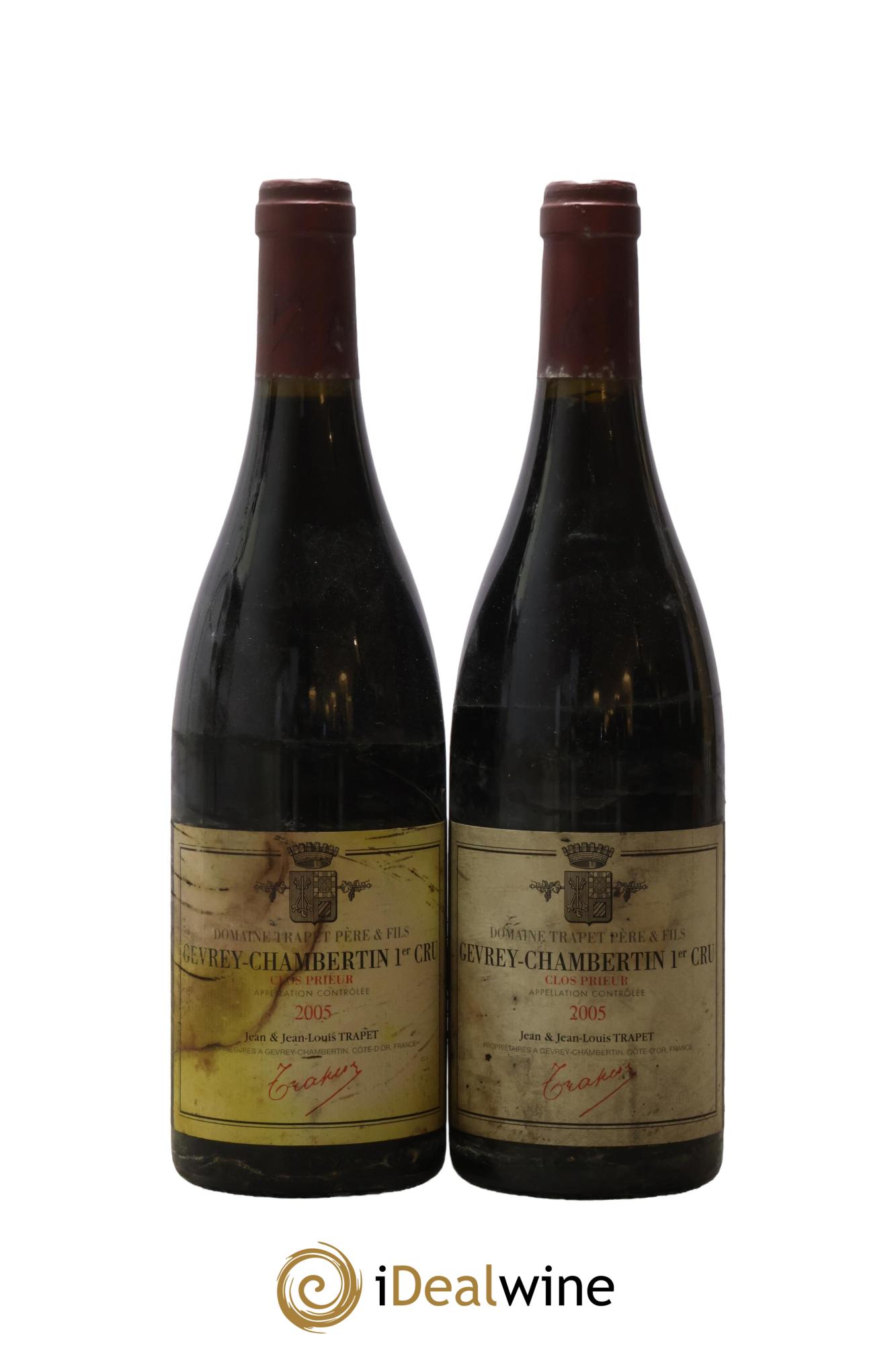 Gevrey-Chambertin 1er Cru Clos Prieur Domaine Trapet 2005 - Lotto di 2 bottiglie - 0