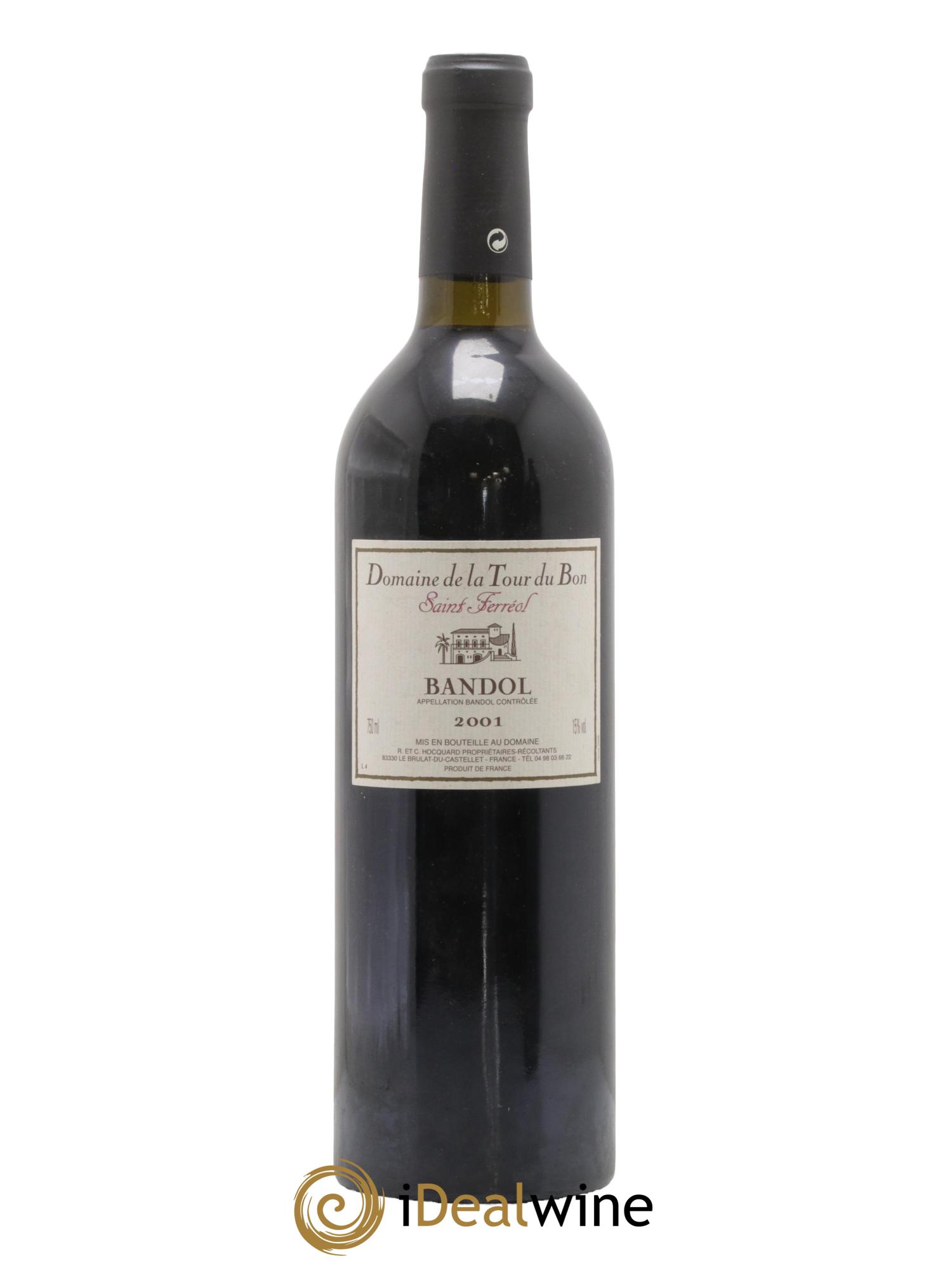 Bandol La Tour du Bon Saint Ferréol Agnès Henry 2001 - Lot of 1 bottle - 0