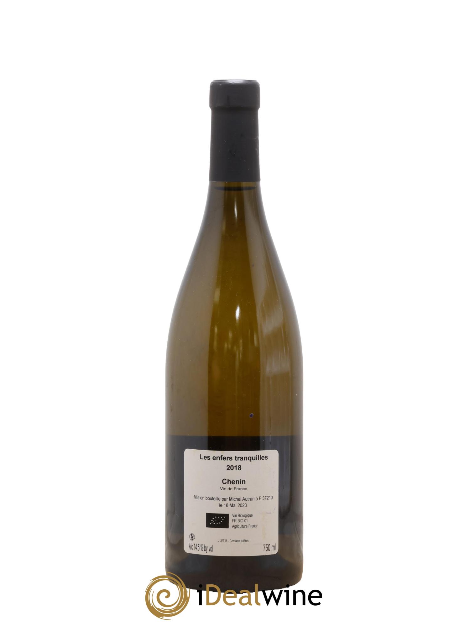 Vin de France Les Enfers Tranquilles Michel Autran 2018 - Lot de 1 bouteille - 1
