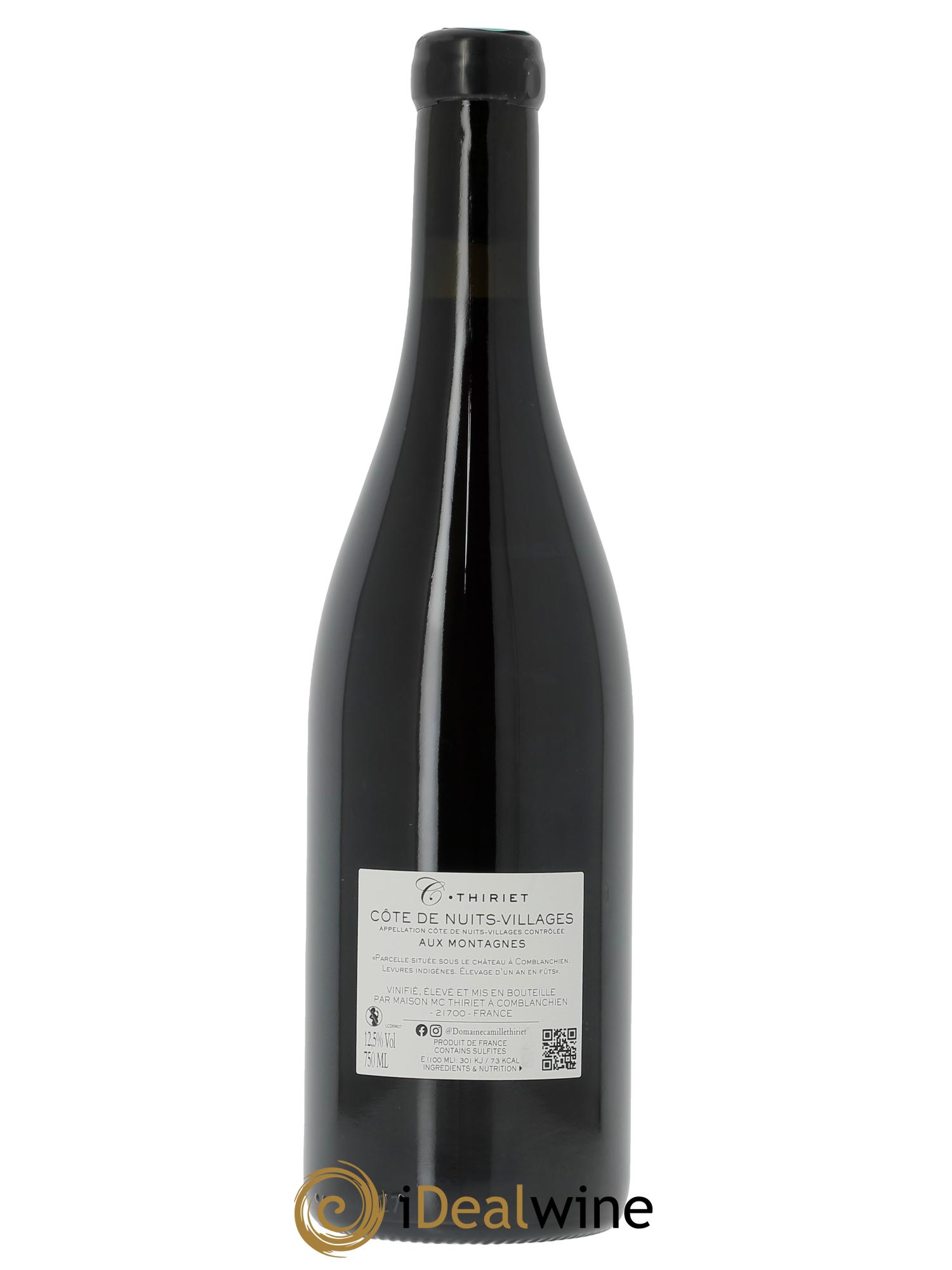Côte de Nuits-Villages Aux Montagnes Maison Thiriet  2024 - Lot of 1 bottle - 1