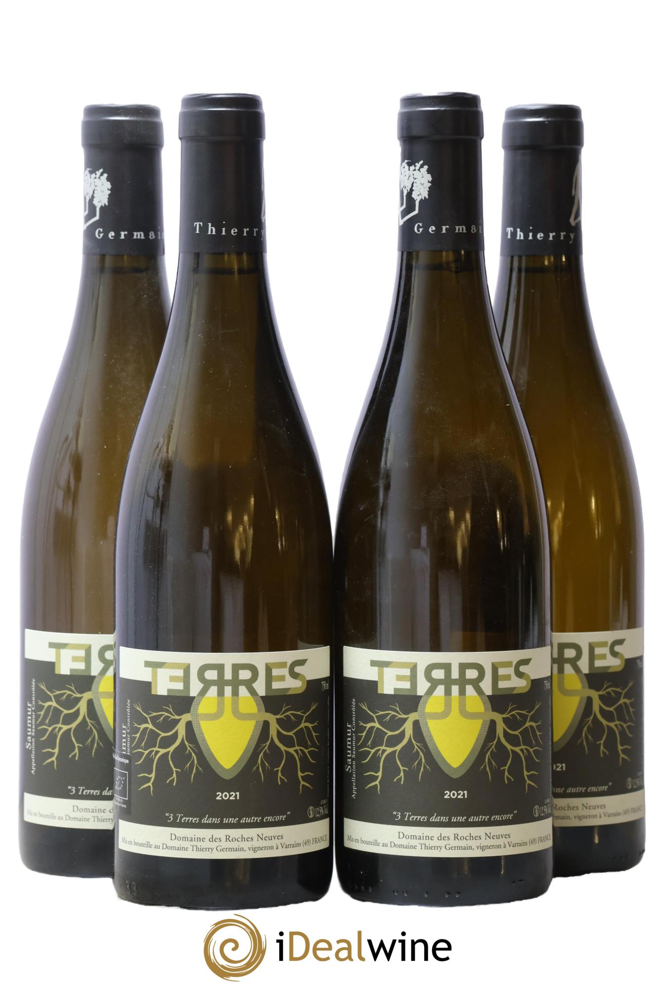 Saumur Terres Domaine des Roches Neuves - Thierry Germain 2021 - Posten von 4 Flaschen - 0