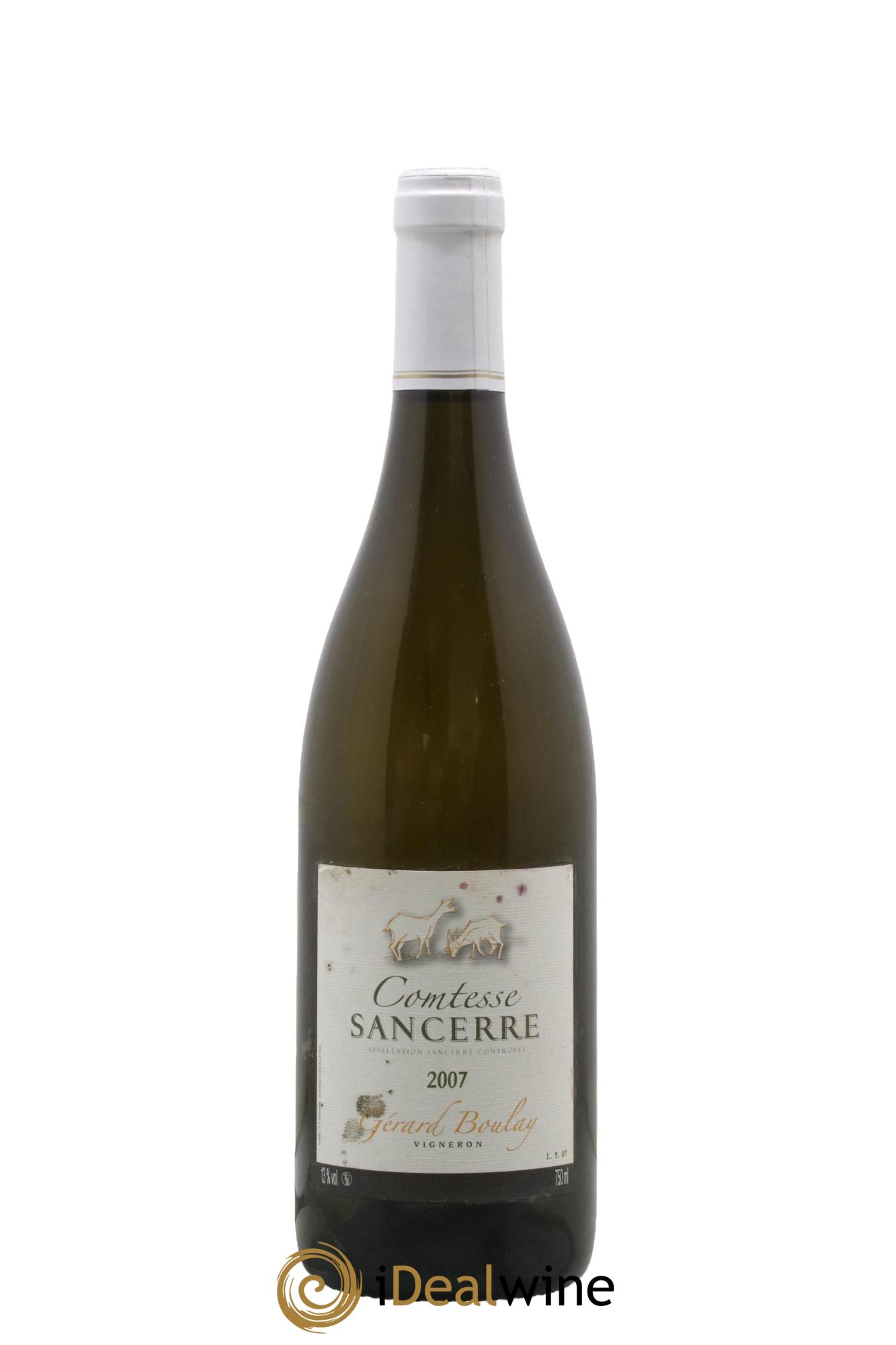 Sancerre Comtesse Gérard Boulay 2007 - Lot de 1 bouteille - 0