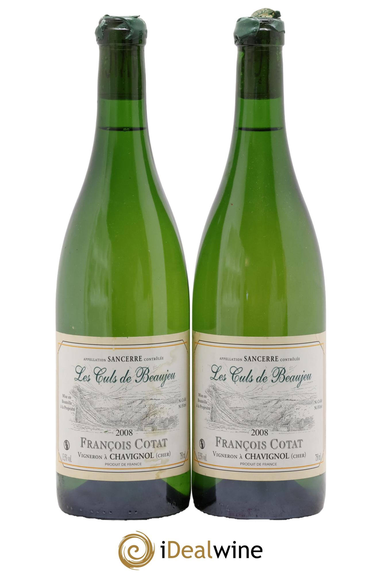 Sancerre Les Culs de Beaujeu François Cotat 2008 - Lot de 2 bouteilles - 0