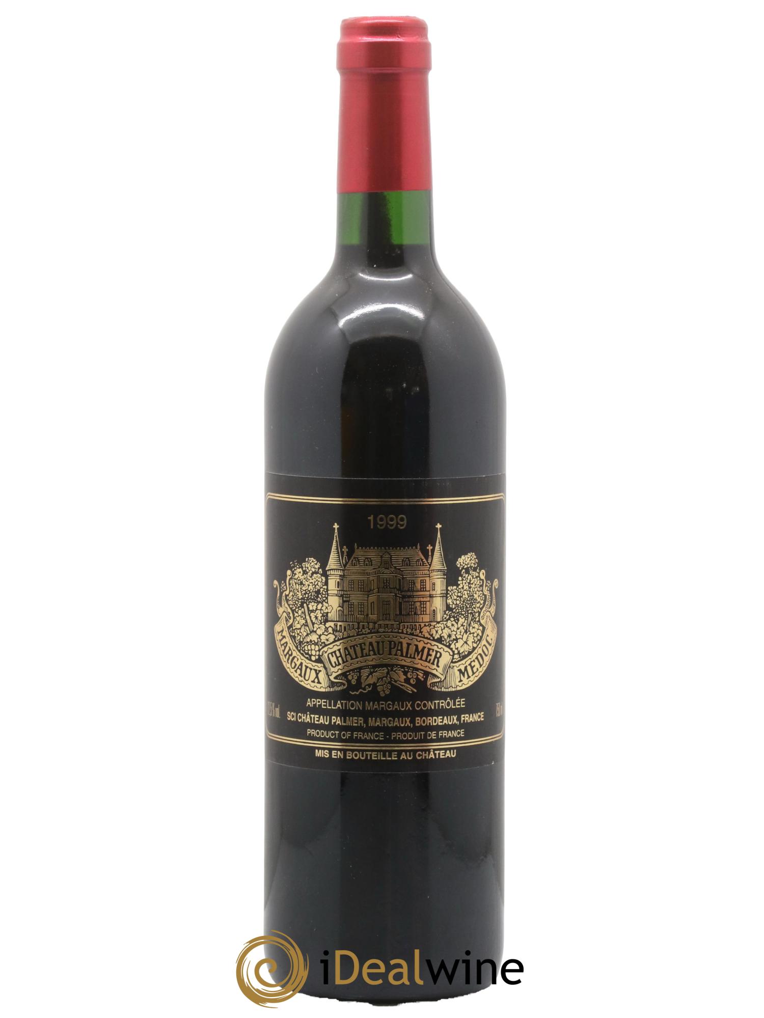 Château Palmer 3ème Grand Cru Classé 1999 - Lot de 1 bouteille - 0