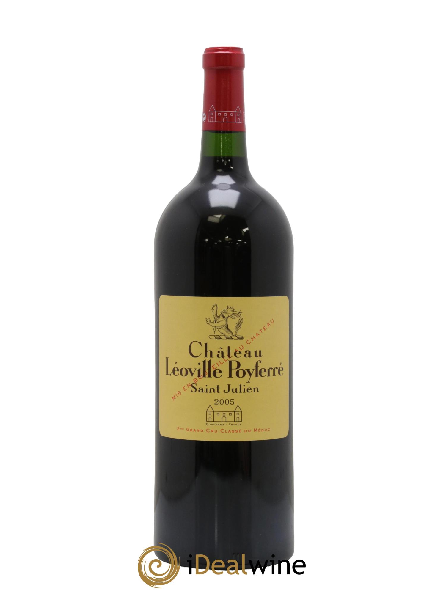 Château Léoville Poyferré 2ème Grand Cru Classé 2005 - Lot de 1 magnum - 0