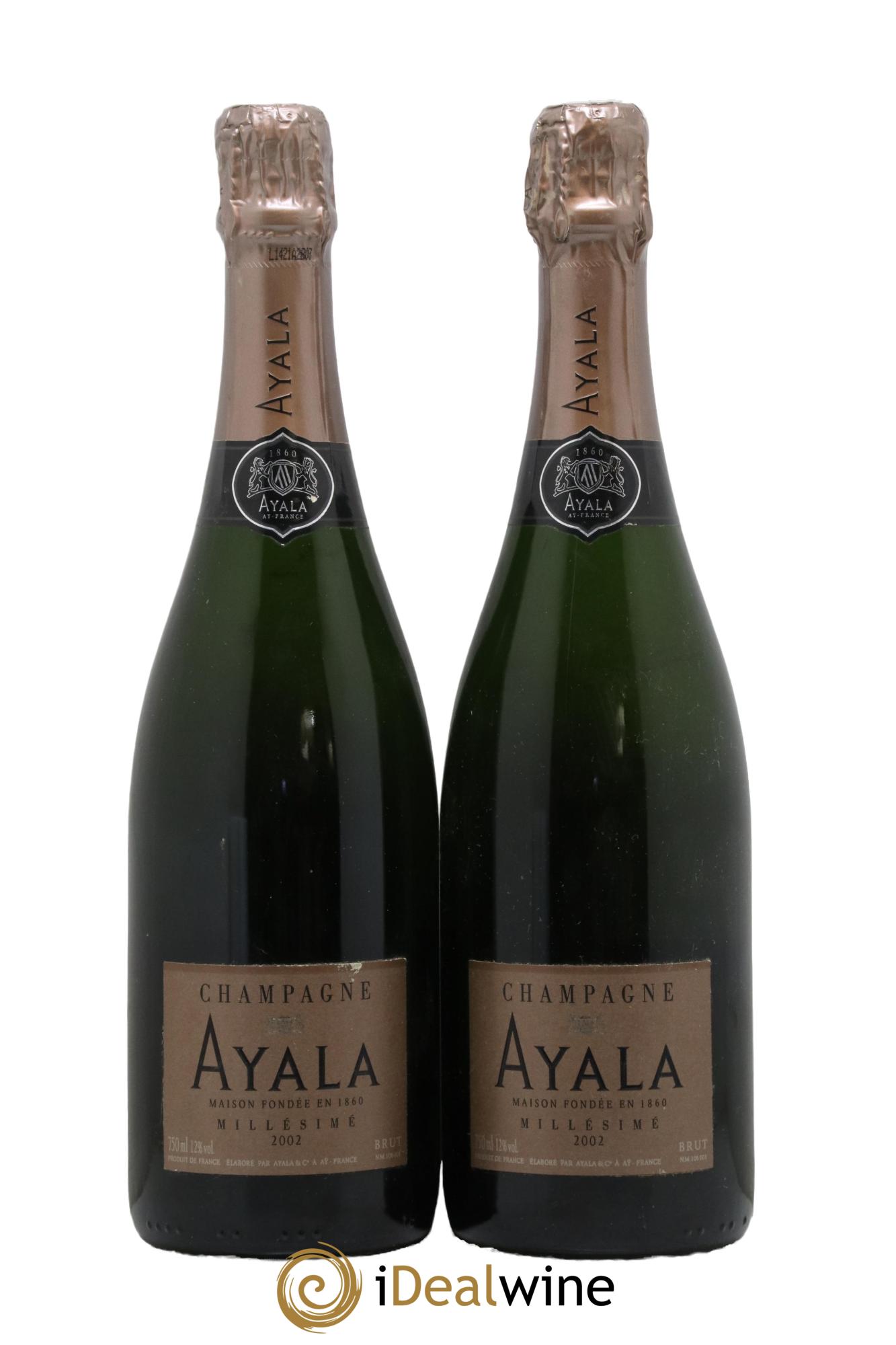 Champagne Millésime Ayala 2002 - Lot de 2 bouteilles - 0