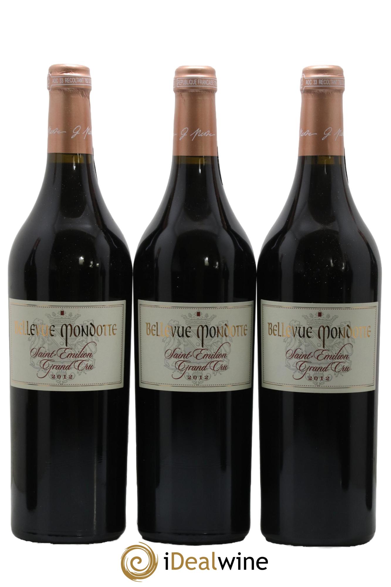 Château Bellevue Mondotte 2012 - Lot of 6 bottles - 2