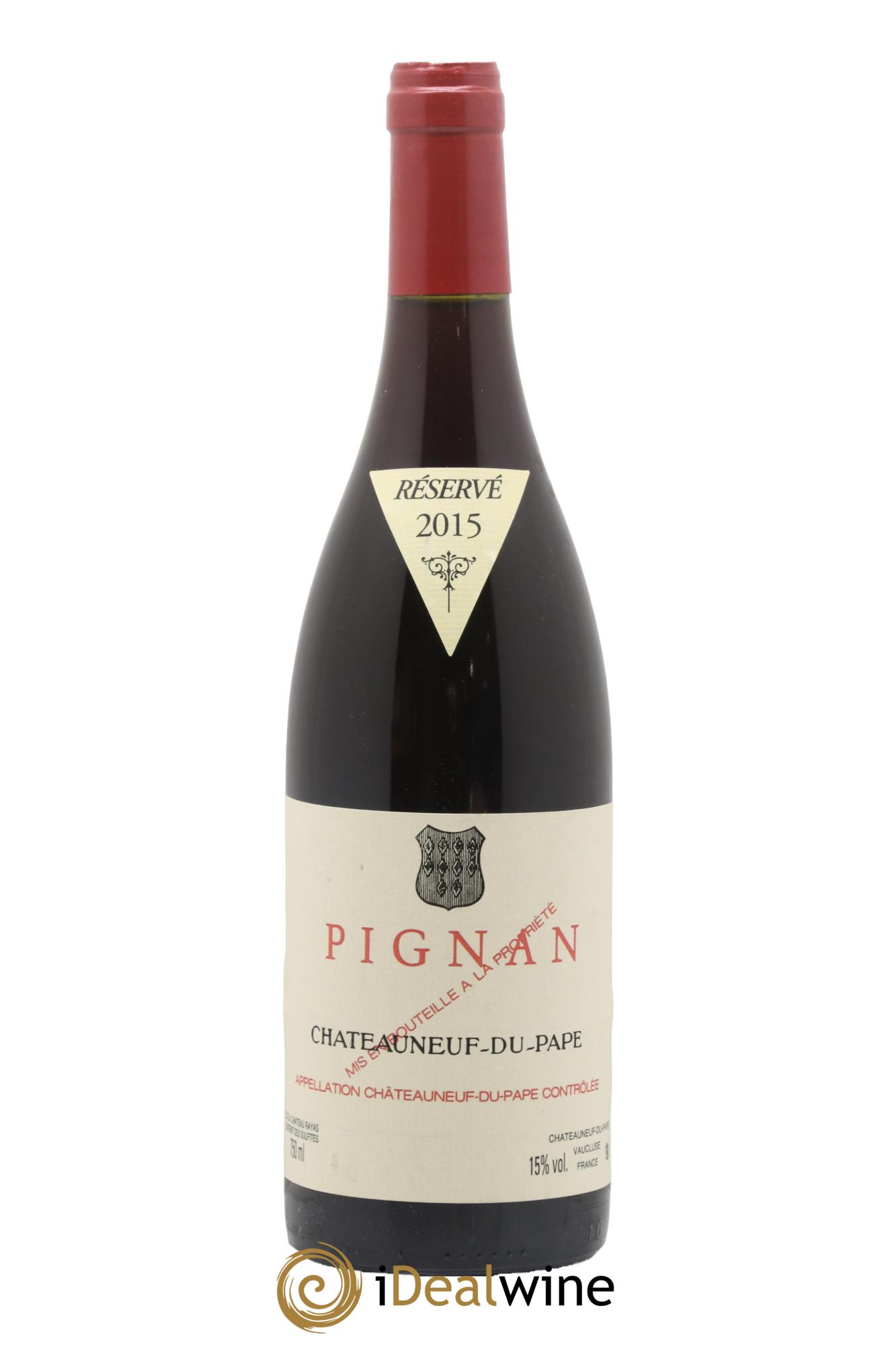 Châteauneuf-du-Pape Pignan Emmanuel Reynaud 2015 - Posten von 1 Flasche - 0