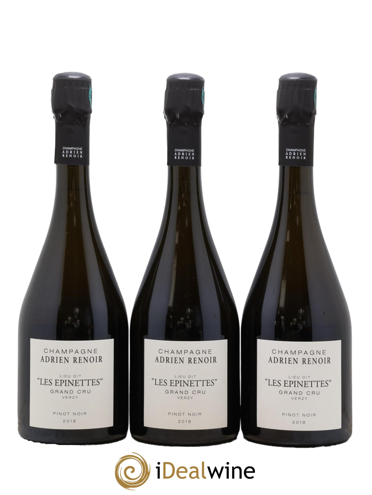 Les Epinettes Adrien Renoir 2018 - Lot de 3 bouteilles - 0