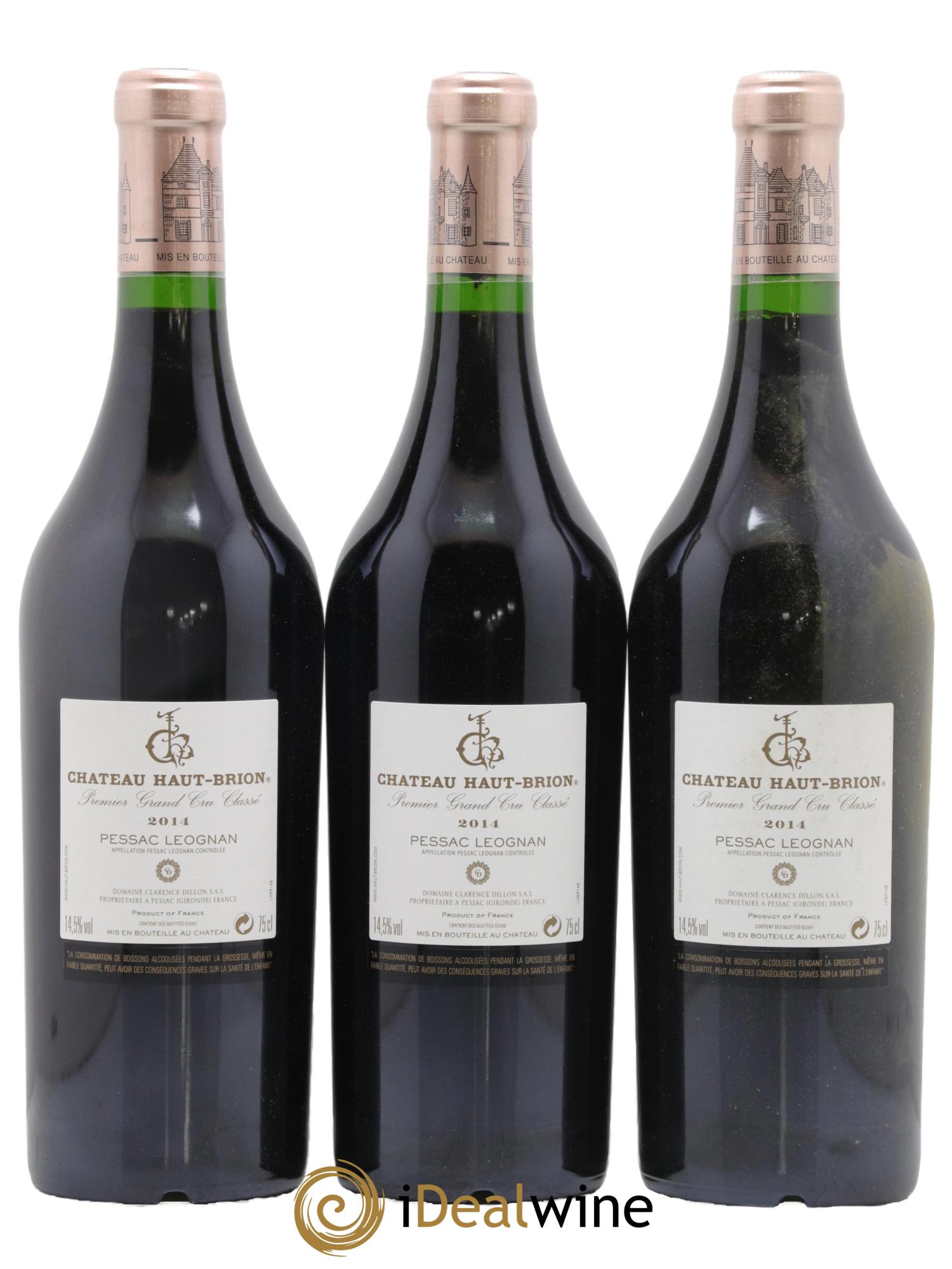 Château Haut Brion 1er Grand Cru Classé 2014 - Lotto di 12 bottiglie - 4