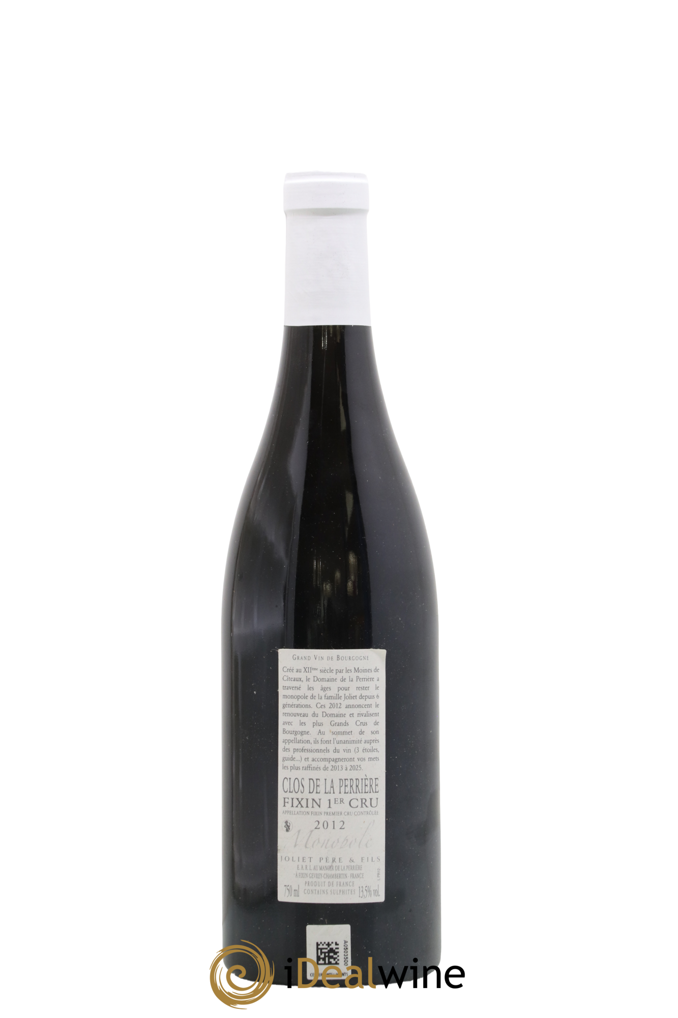 Fixin 1er Cru Clos de la Perrière Joliet Père & Fils (Domaine) 2012 - Lot de 1 bouteille - 1