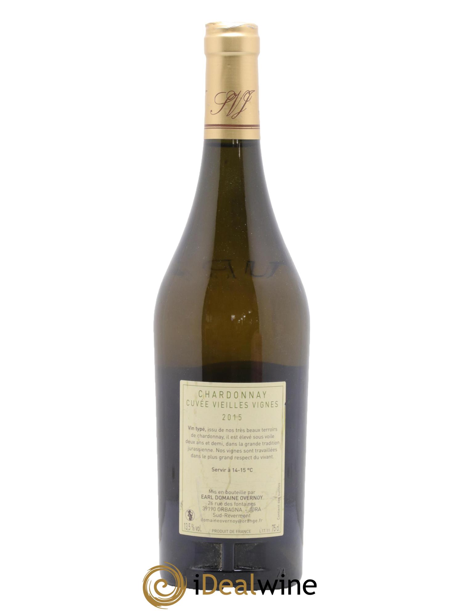 Côtes du Jura Chardonnay de Voile Vieilles Vignes Domaine Overnoy 2015 - Lot de 1 bouteille - 1