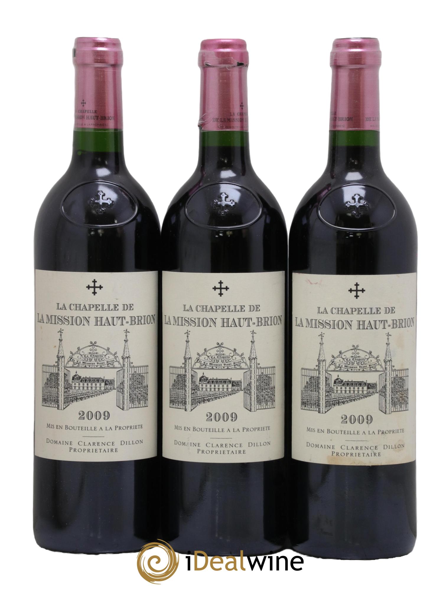 La Chapelle de La Mission Haut-Brion Second Vin 2009 - Lot de 3 bouteilles - 0