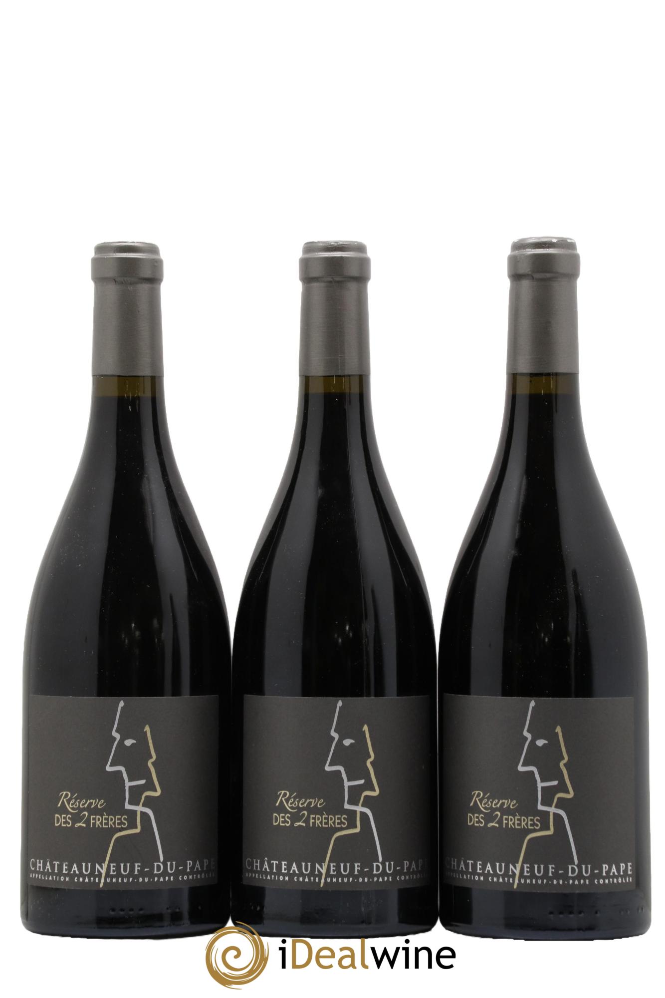 Châteauneuf-du-Pape Réserve des 2 frères Pierre Usseglio & Fils 2016 - Lot de 3 bouteilles - 0