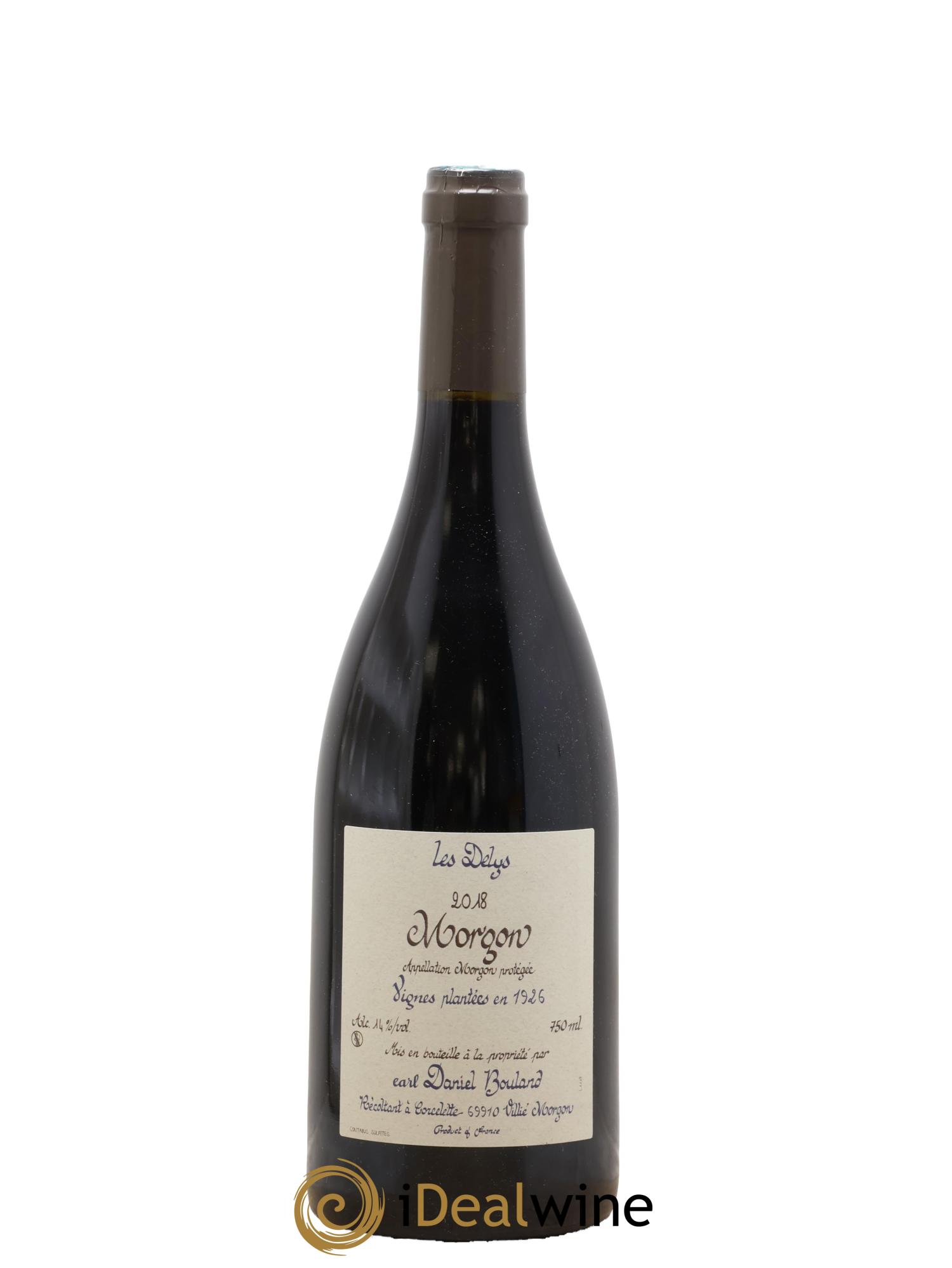 Morgon Les Delys Vielles Vignes de 1926 Daniel Bouland (Domaine) 2018 - Lot de 1 bouteille - 0