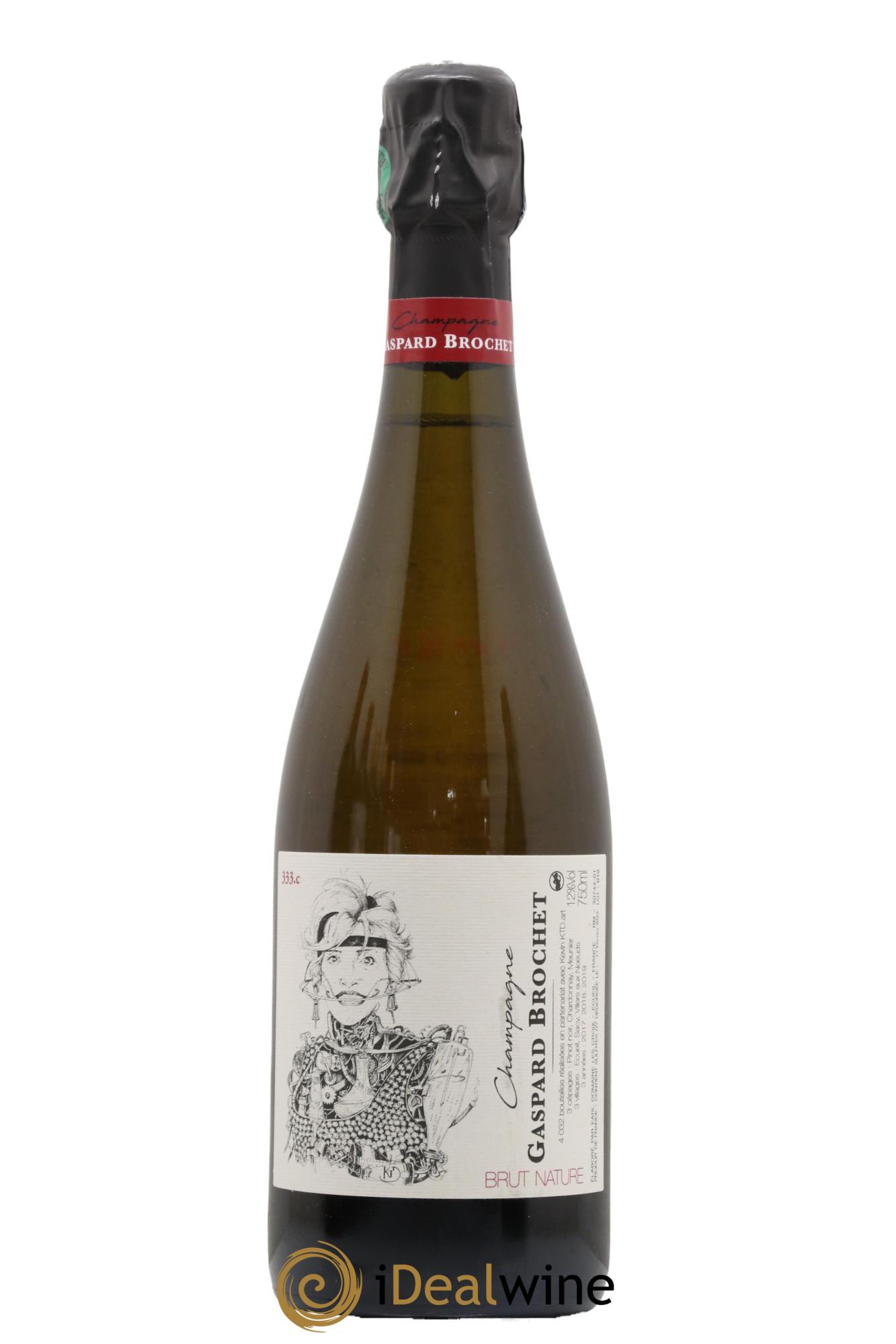 333.c Brut Nature Gaspard Brochet - Lot de 1 bouteille - 0