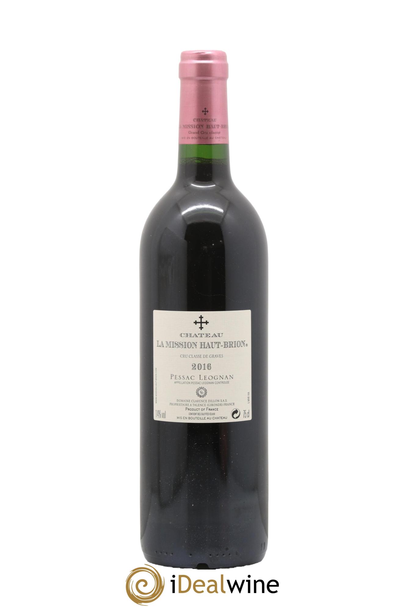 Château la Mission Haut-Brion Cru Classé de Graves 2016 - Posten von 1 Flasche - 1