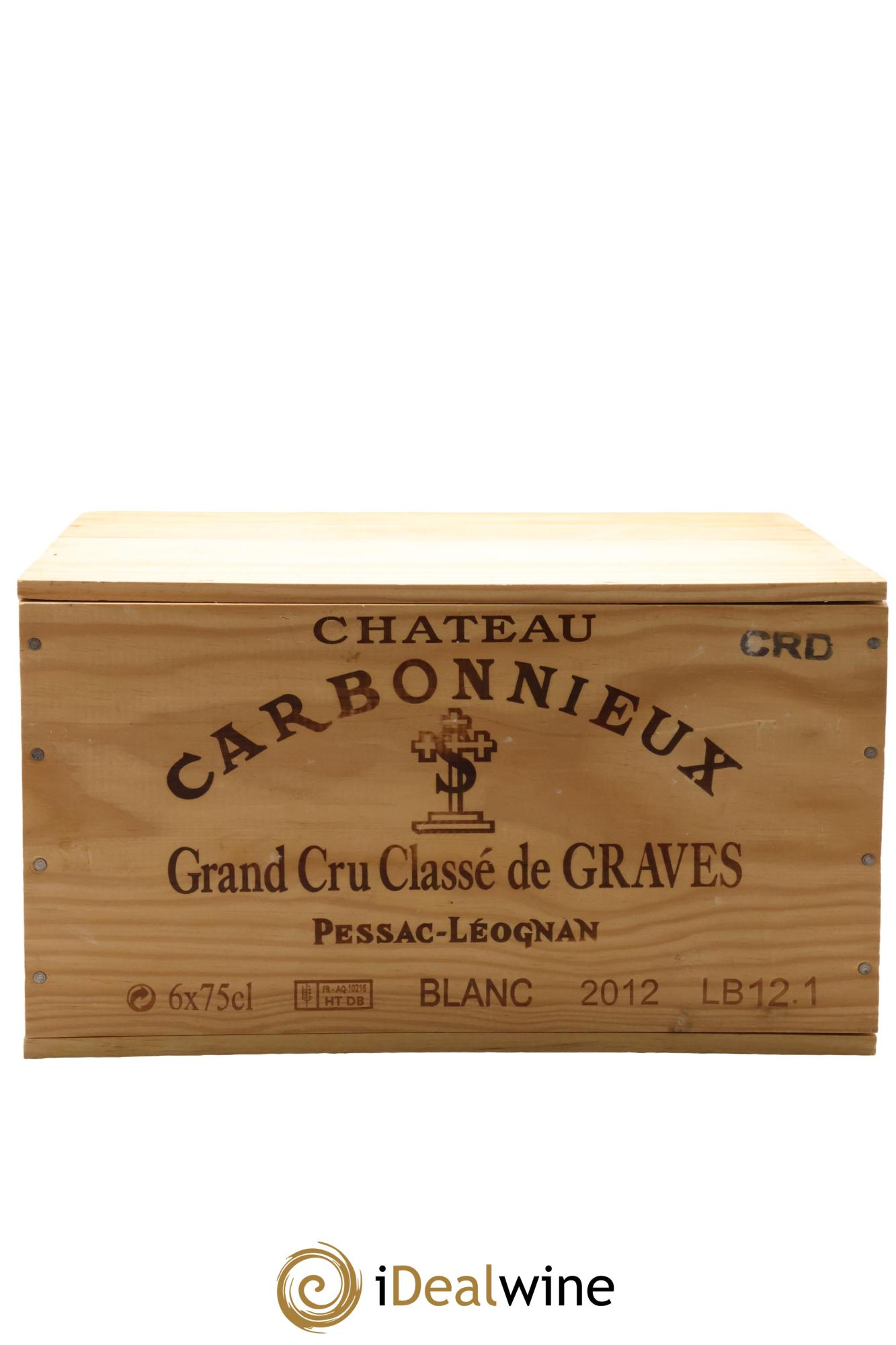Château Carbonnieux Cru Classé de Graves 2012 - Lotto di 6 bottiglie - 1