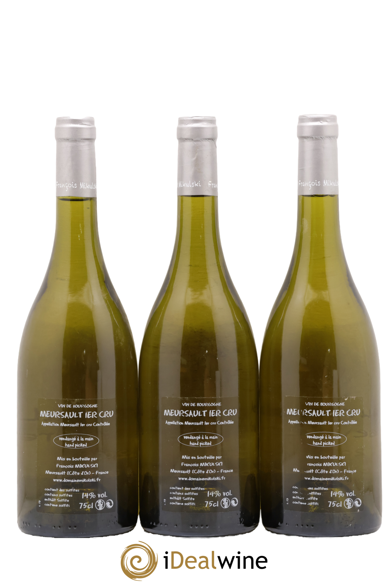Meursault 1er Cru Les Genevrières François Mikulski 2019 - Lot de 3 bouteilles - 1
