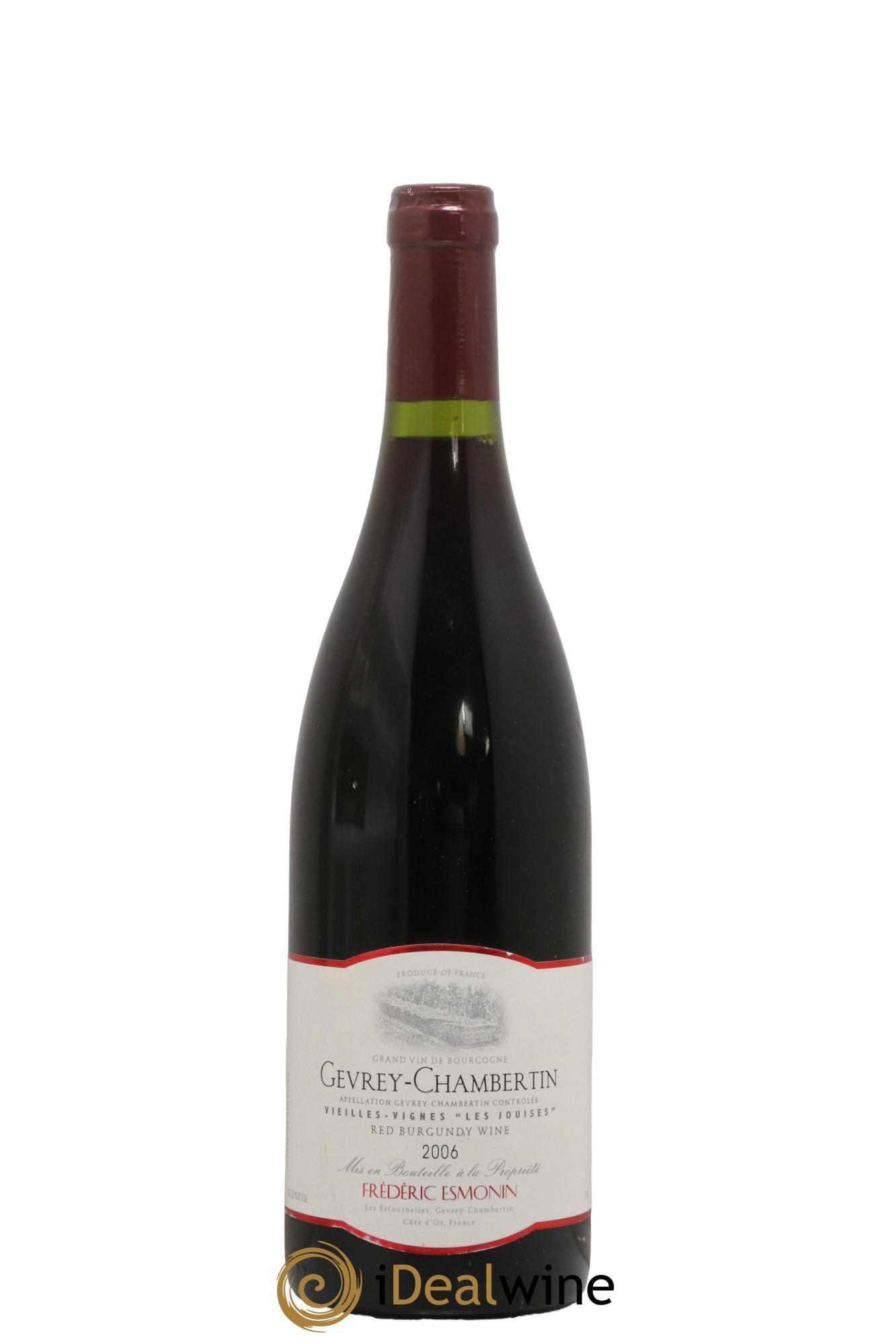 Gevrey-Chambertin Vielles Vignes Les Jouises Frédéric Esmonin 2006 - Lot de 1 bouteille - 0