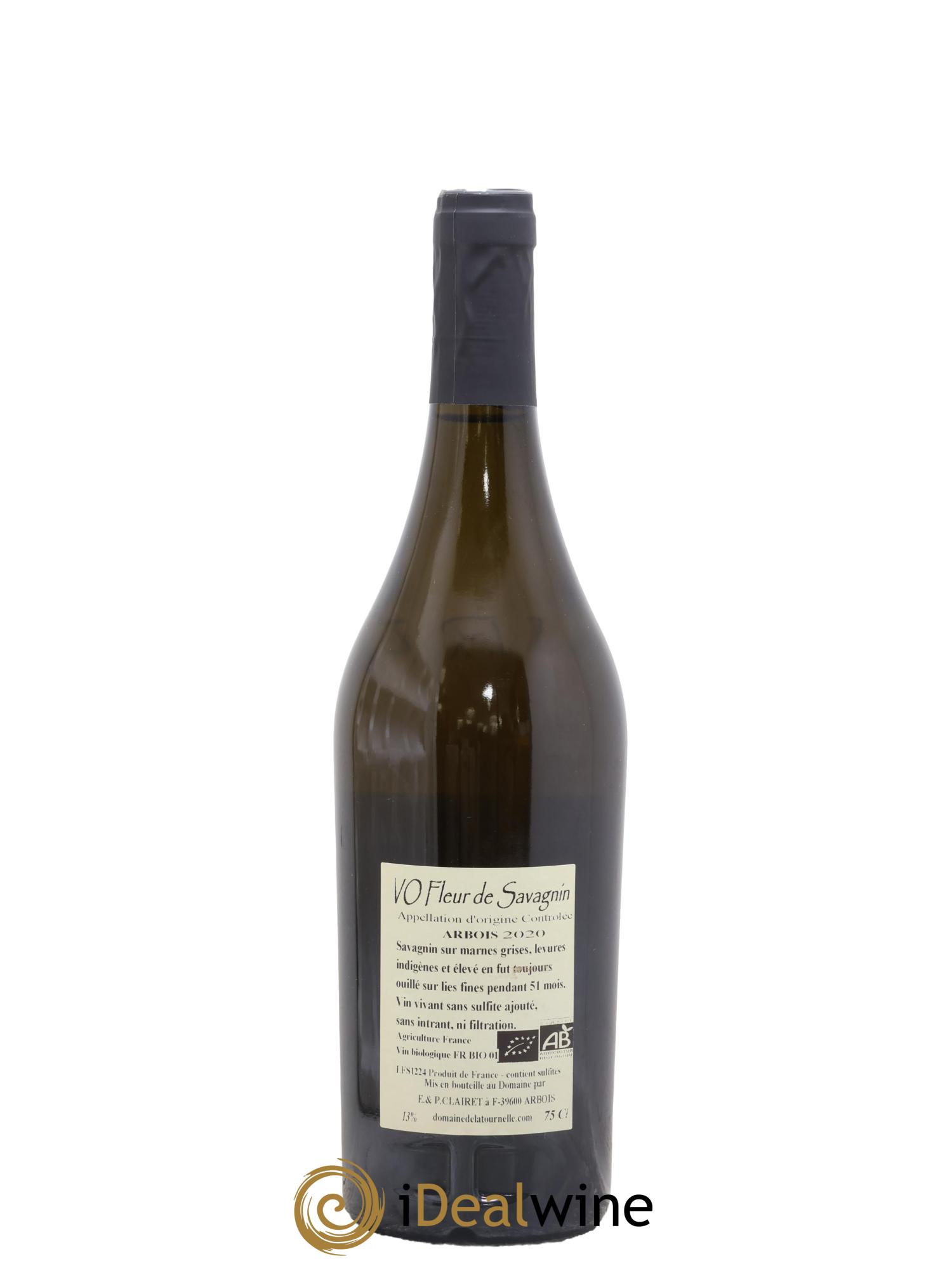 Arbois Fleur De Savagnin Domaine de la Tournelle VO 2020 - Lot de 1 bouteille - 1