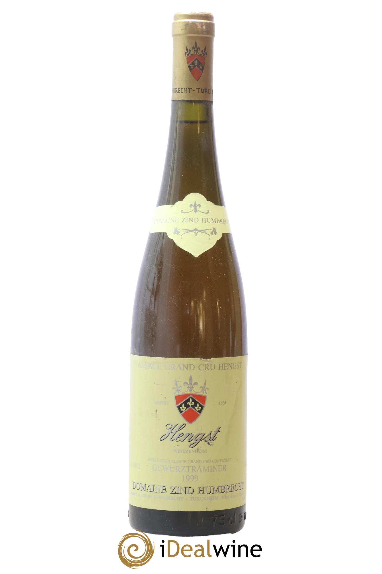 Alsace Gewurztraminer Hengst Wintzemheim Zind-Humbrecht 1999 - Lot of 1 bottle - 0