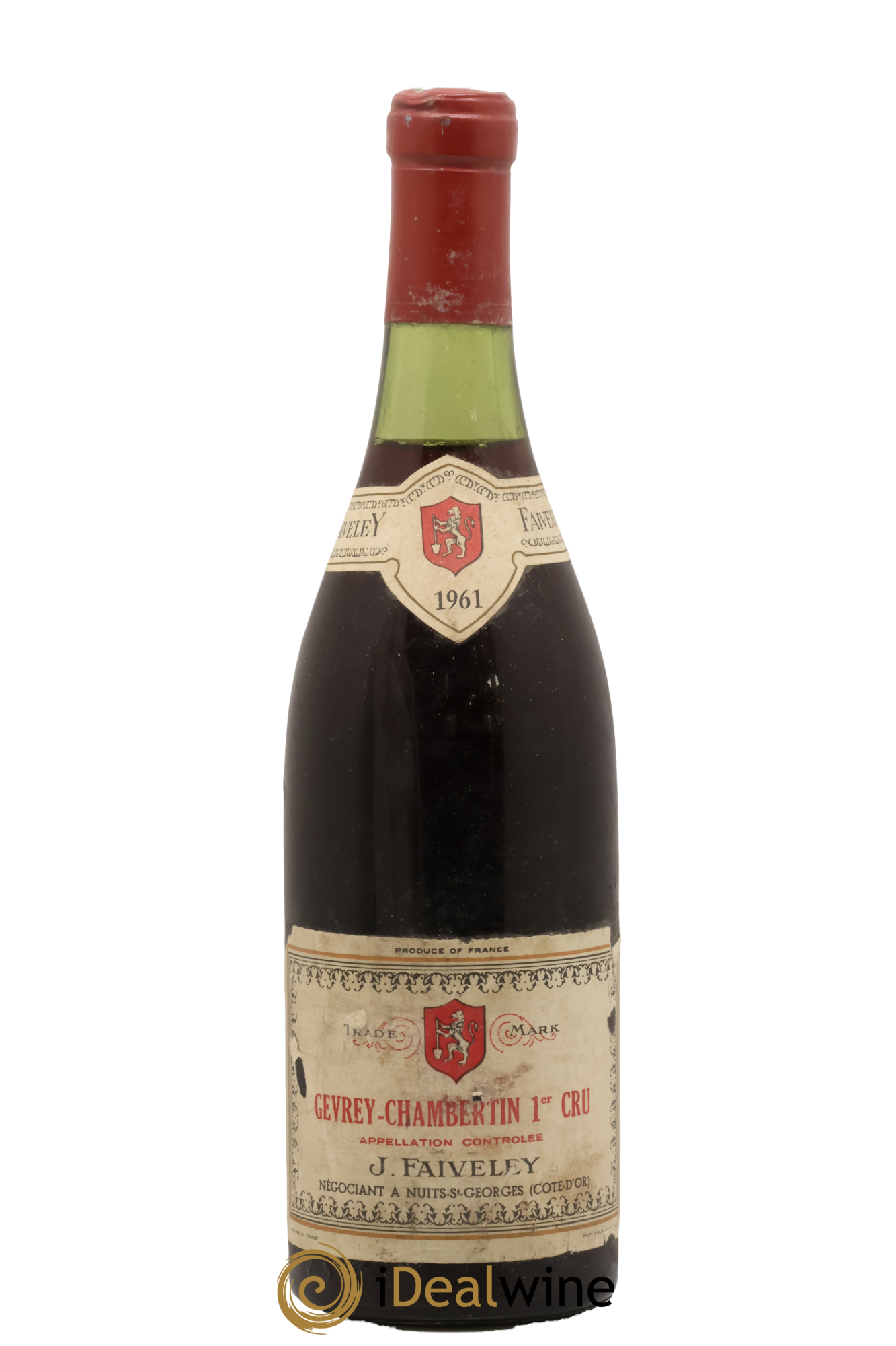 Gevrey-Chambertin 1er Cru Faiveley 1961 - Lot de 1 bouteille - 0