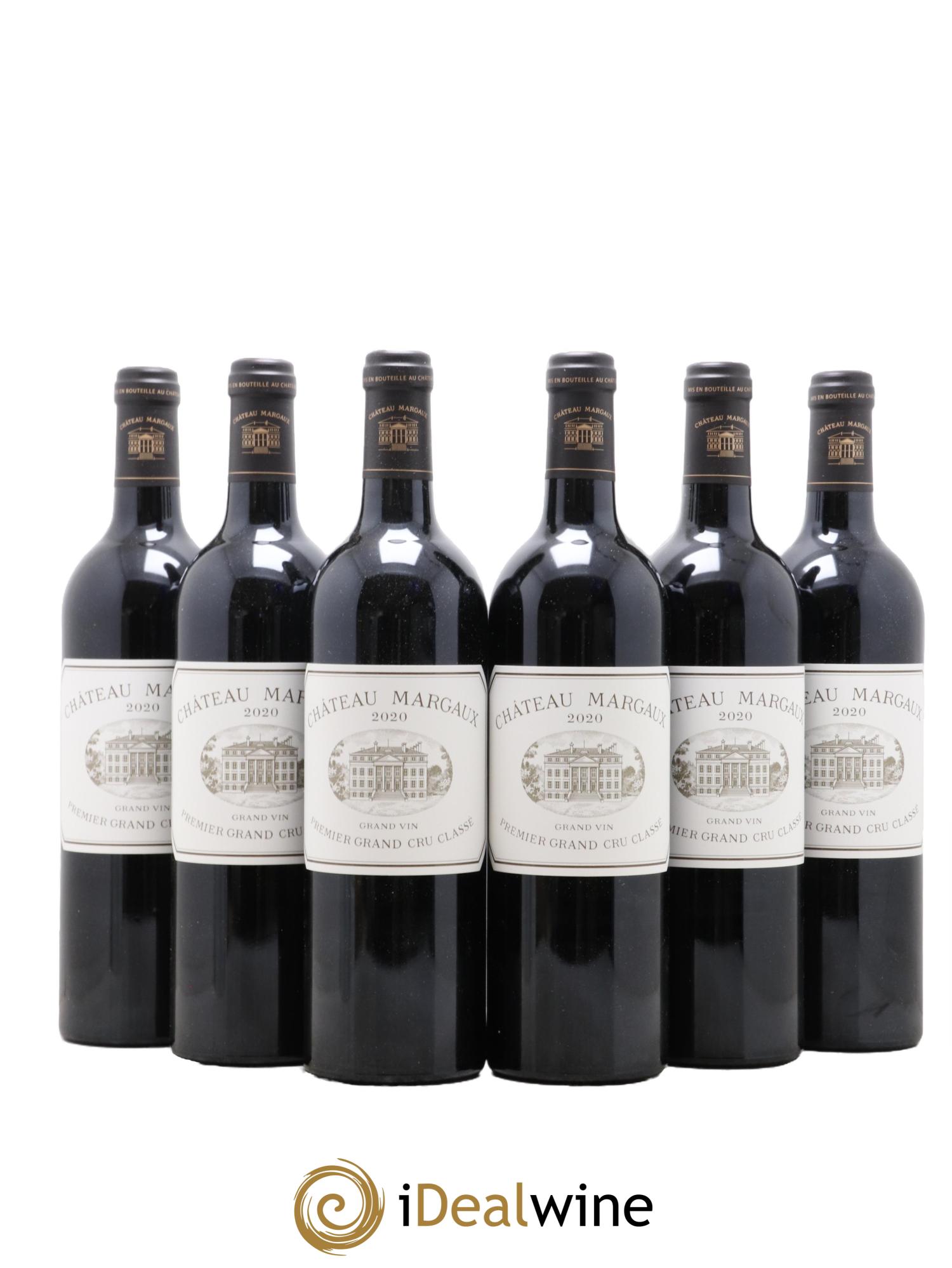 Château Margaux 1er Grand Cru Classé 2020 - Lot de 6 bouteilles - 0