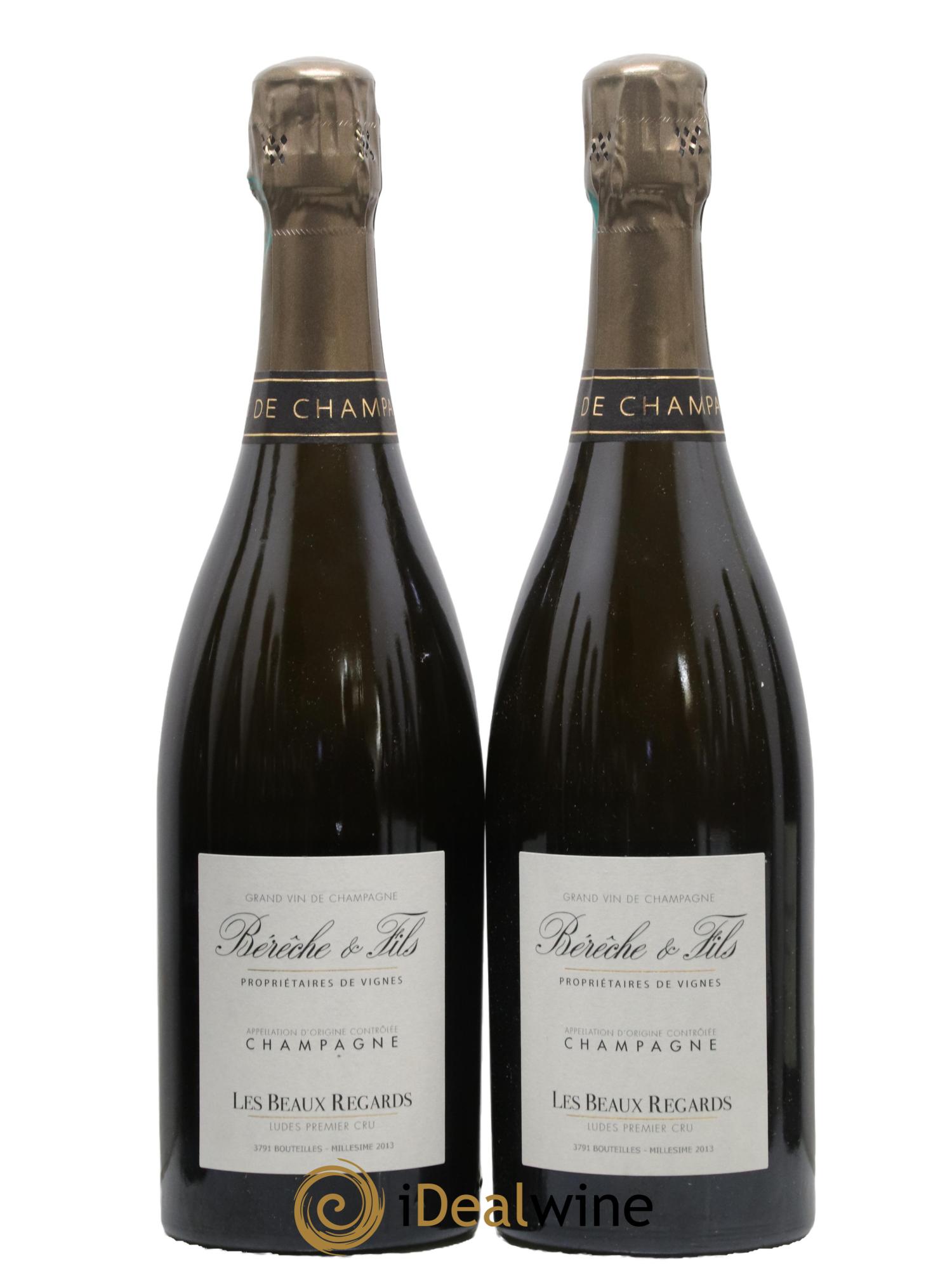 Les Beaux Regards Extra-Brut Bérêche et Fils 2013 - Lot de 2 bouteilles - 0