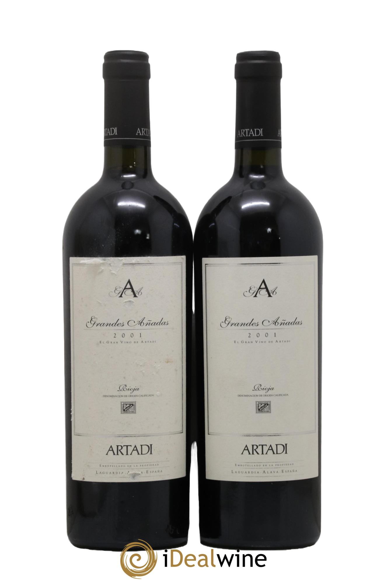 Rioja DOCA Grandes Añadas Artadi 2001 - Lotto di 2 bottiglie - 0