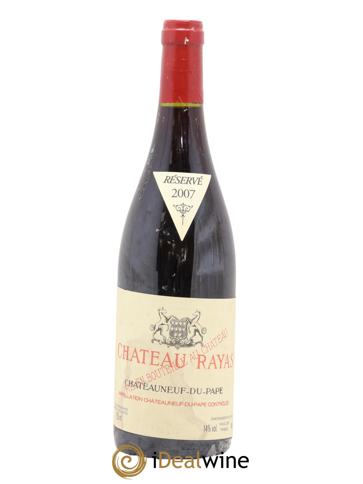 Châteauneuf-du-Pape Château Rayas Emmanuel Reynaud 2007 - Lot de 1 bouteille - 0