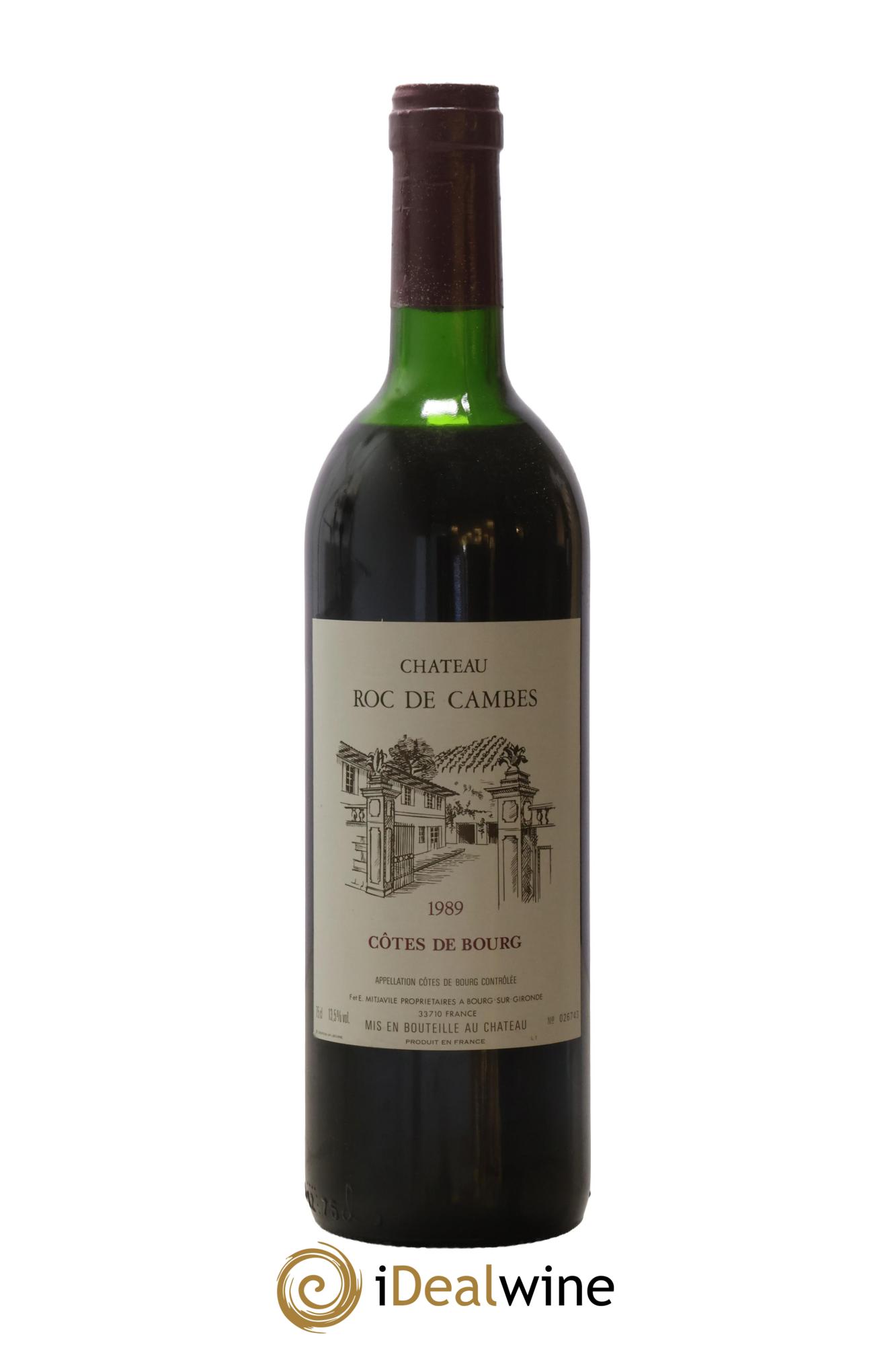 Roc de Cambes 1989 - Lot de 1 bouteille - 0