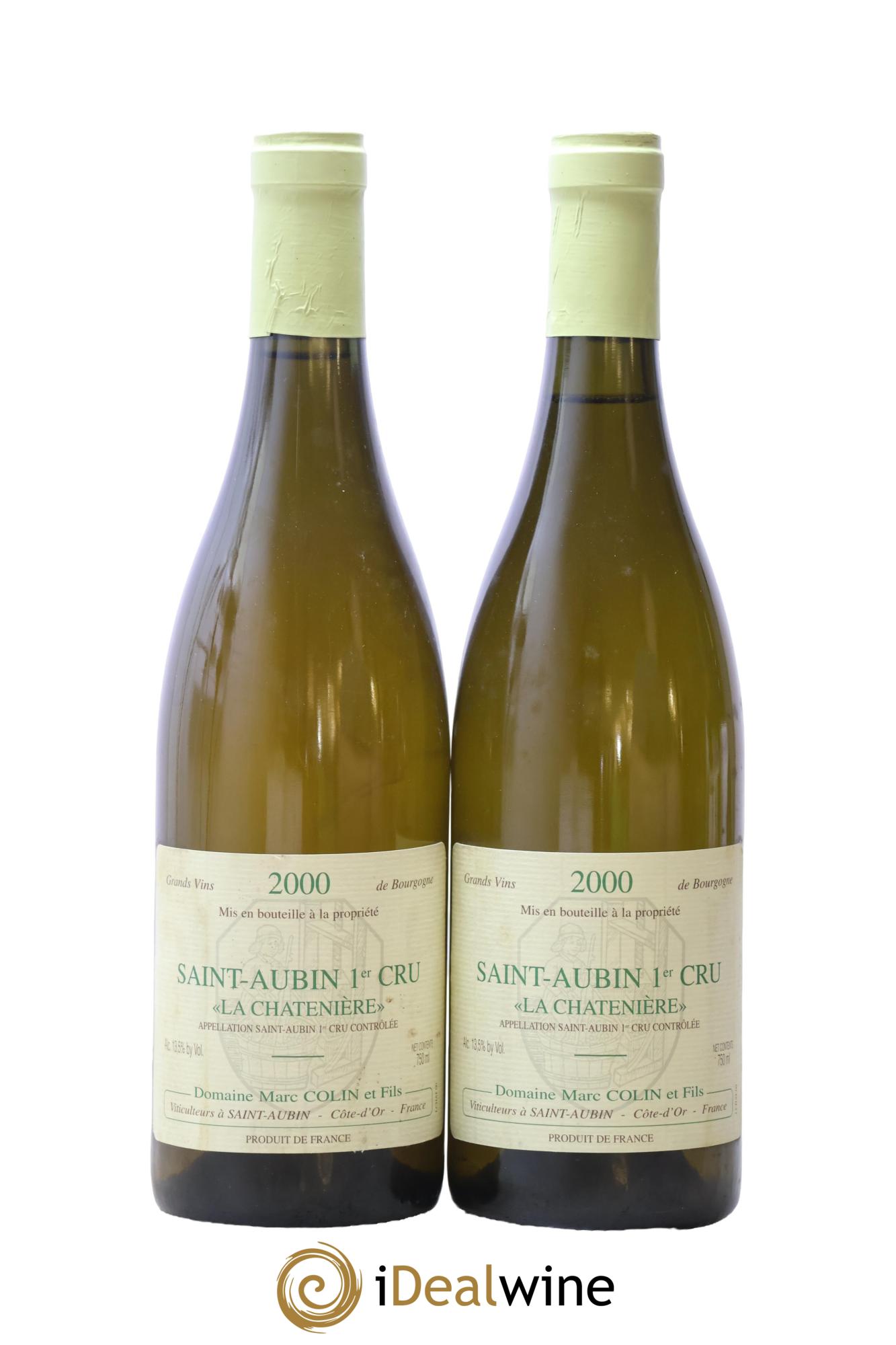 Saint-Aubin 1er Cru La Chatenière Marc Colin & Fils 2000 - Lot of 2 bottles - 0