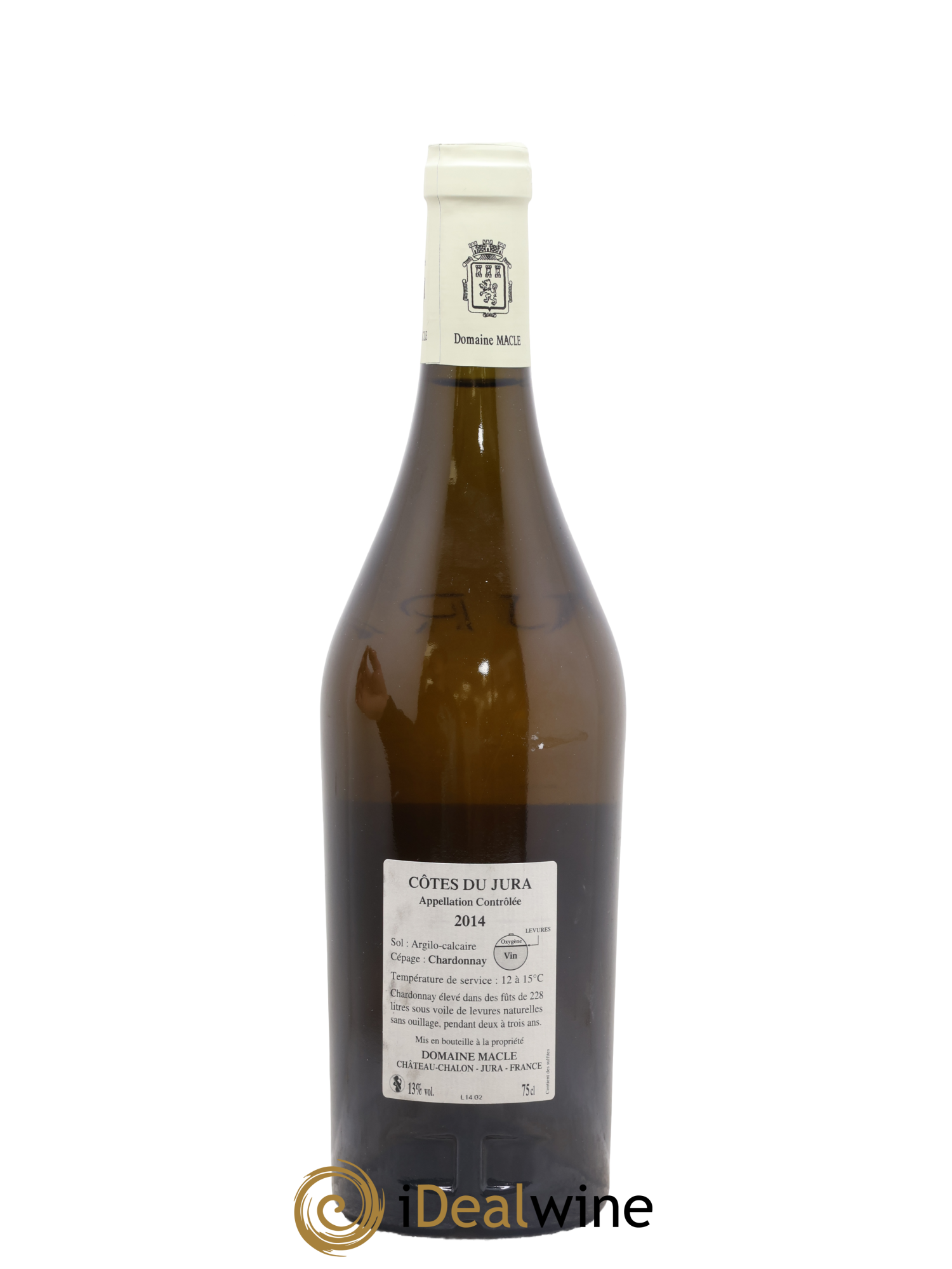 Côtes du Jura Chardonnay sous voile Jean Macle 2014 - Lot de 1 bouteille - 1