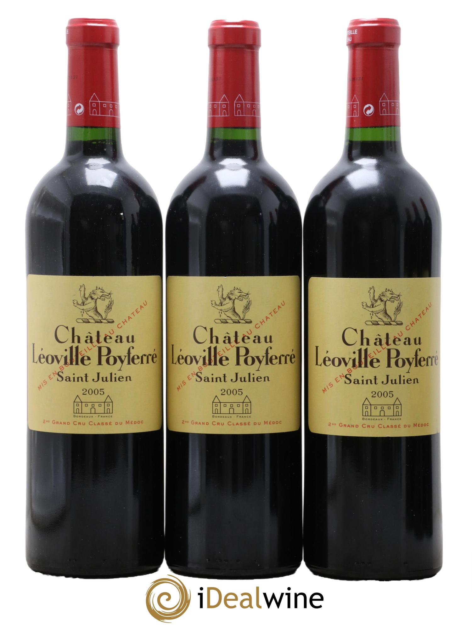 Château Léoville Poyferré 2ème Grand Cru Classé 2005 - Posten von 6 Flaschen - 1