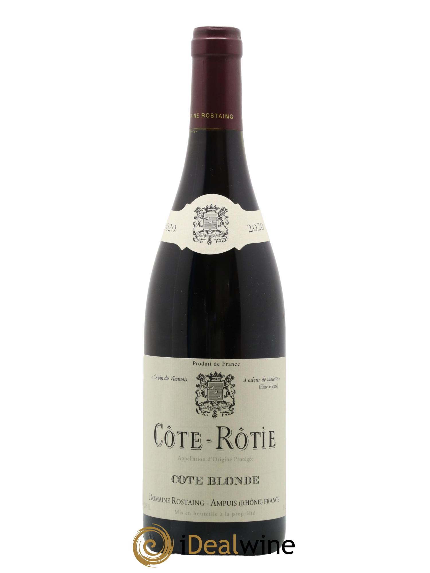 Côte-Rôtie Côte Blonde René Rostaing 2020 - Lot of 1 bottle - 0