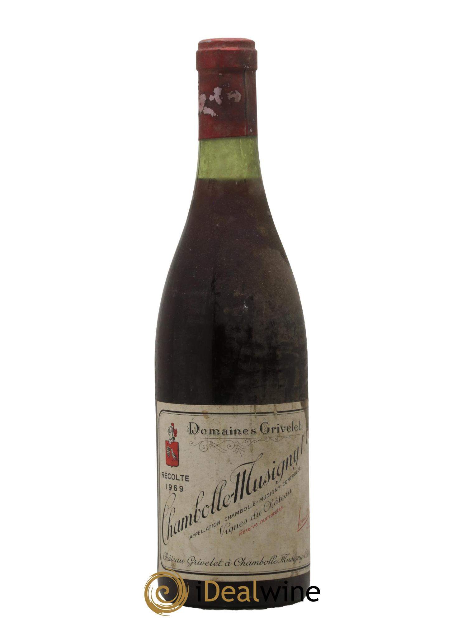 Chambolle-Musigny Grivelet 1969 - Lot de 1 bouteille - 0