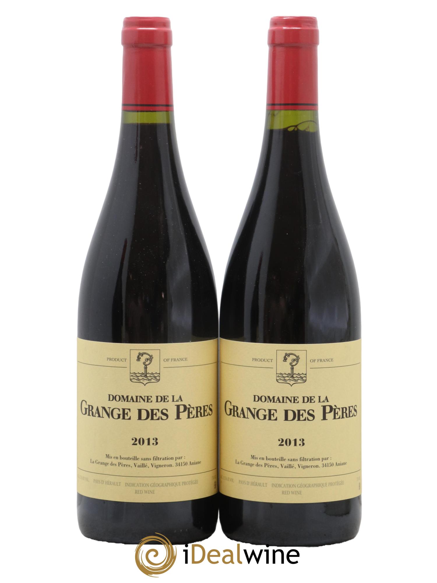 Pays d'Hérault Grange des Pères Laurent Vaillé 2013 - Lot de 2 bouteilles - 0
