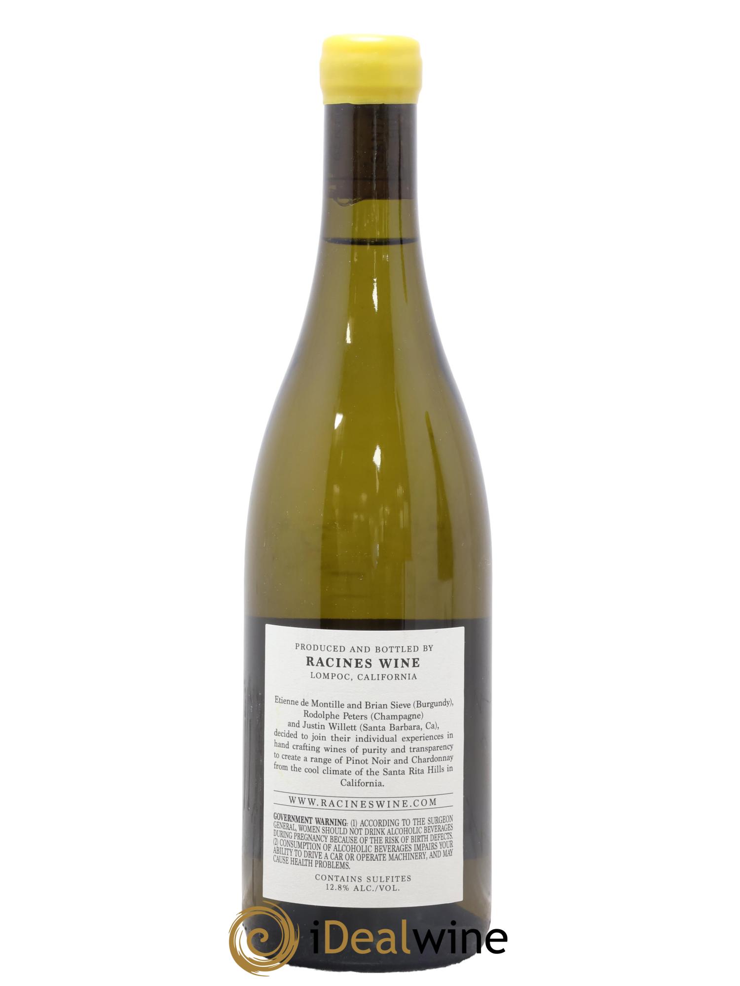 USA Santa Rita Hills Racines Bentrock Vineyard Chardonnay 2017 - Lot de 1 bouteille - 1